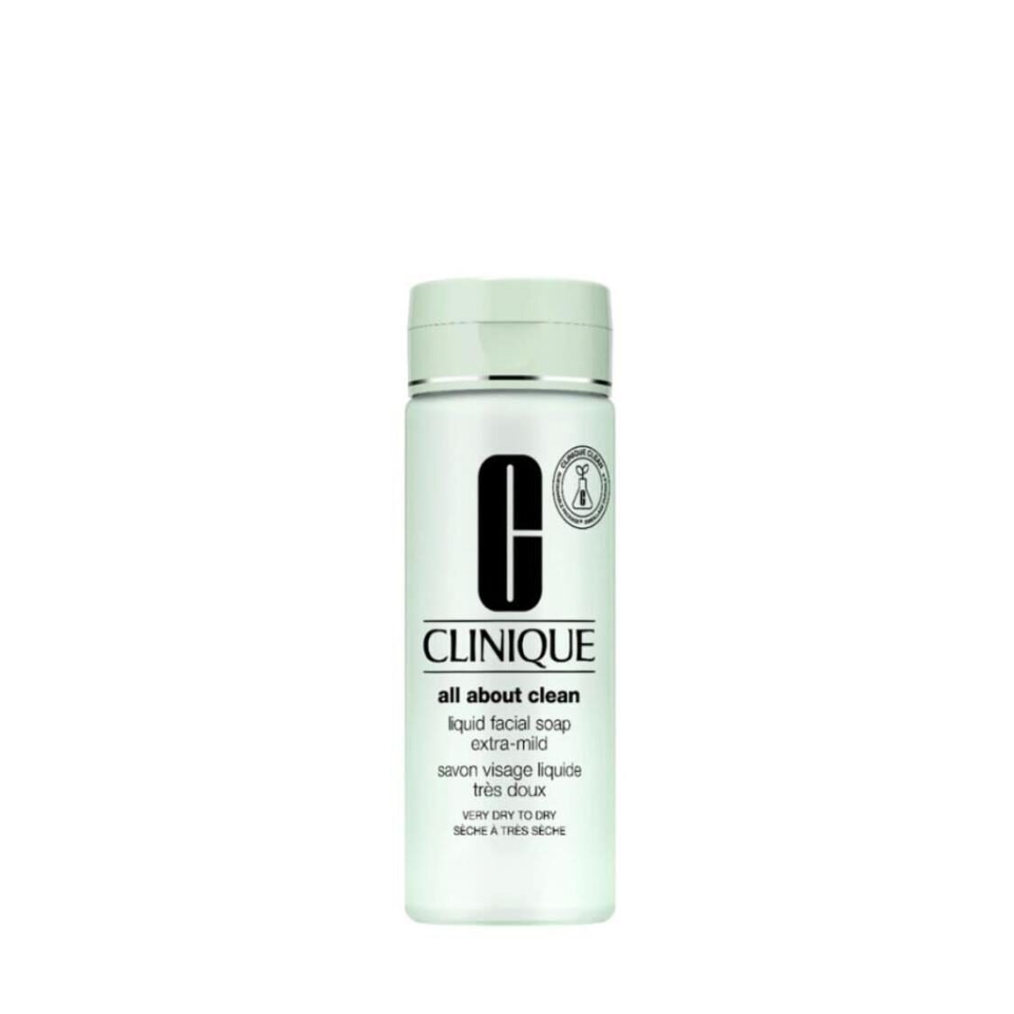 Clinique All About Clean Liquid Facial Soap Extra Mild 200ml - Metro Singapore Departmental Store - Celebrating 69 Years in SG