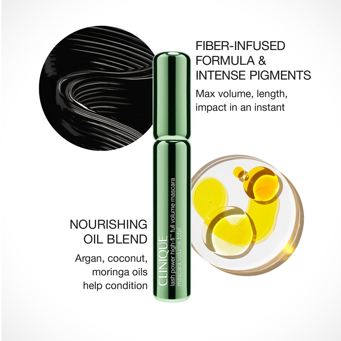Clinique Lash Power High - Fi™ Full Volume Mascara 10ml - Intense Black - Metro Singapore Departmental Store - Celebrating 69 Years in SG