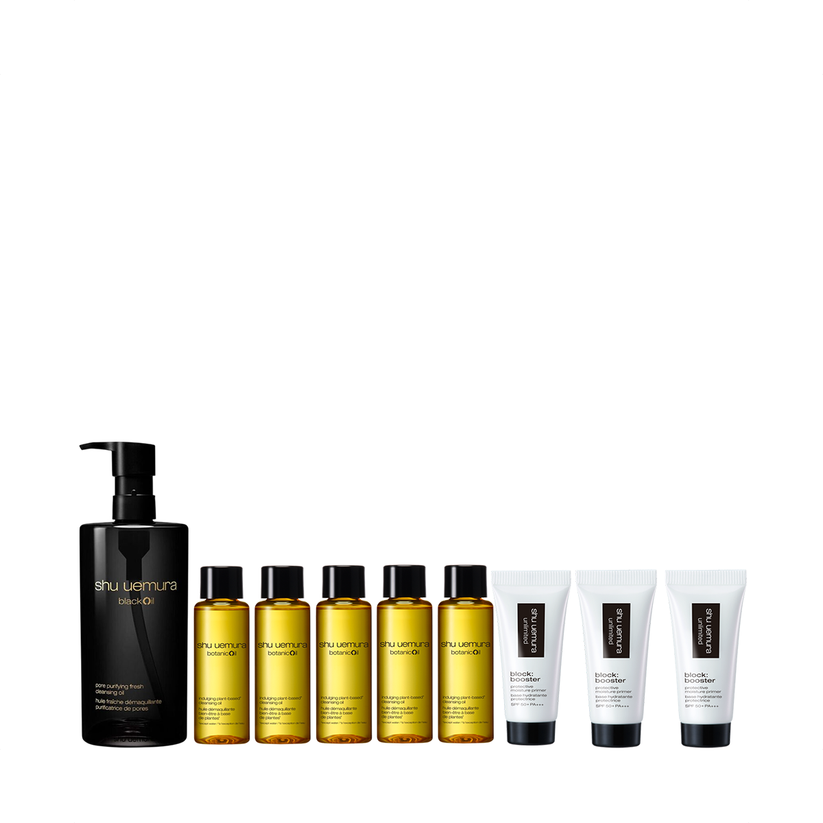 Shu Uemura Blackoil Cleansing Oil Set (Worth $352)
