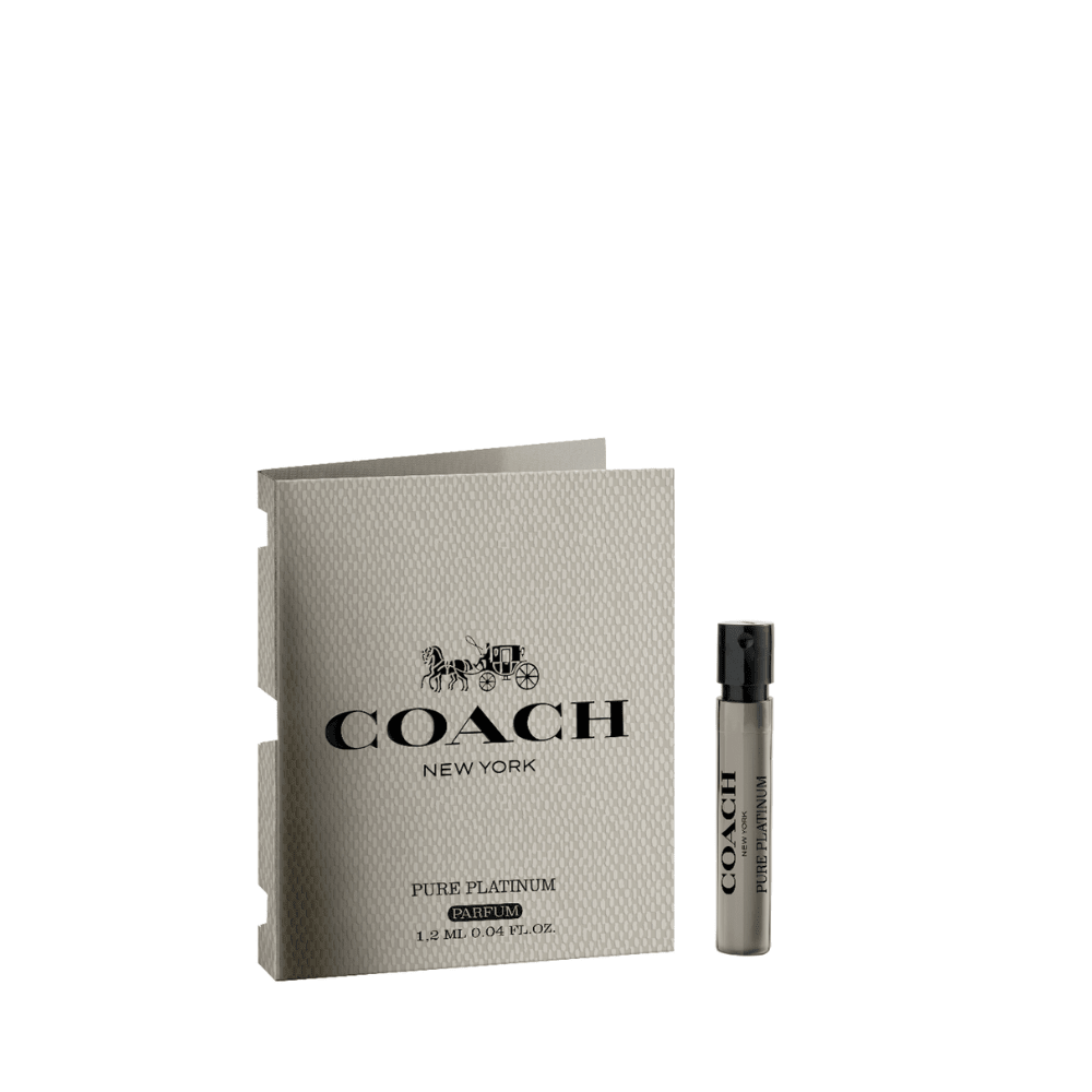 Coach Man Pure Platinum EDP 1.2ml - Metro Singapore Departmental Store - Celebrating 69 Years in SG