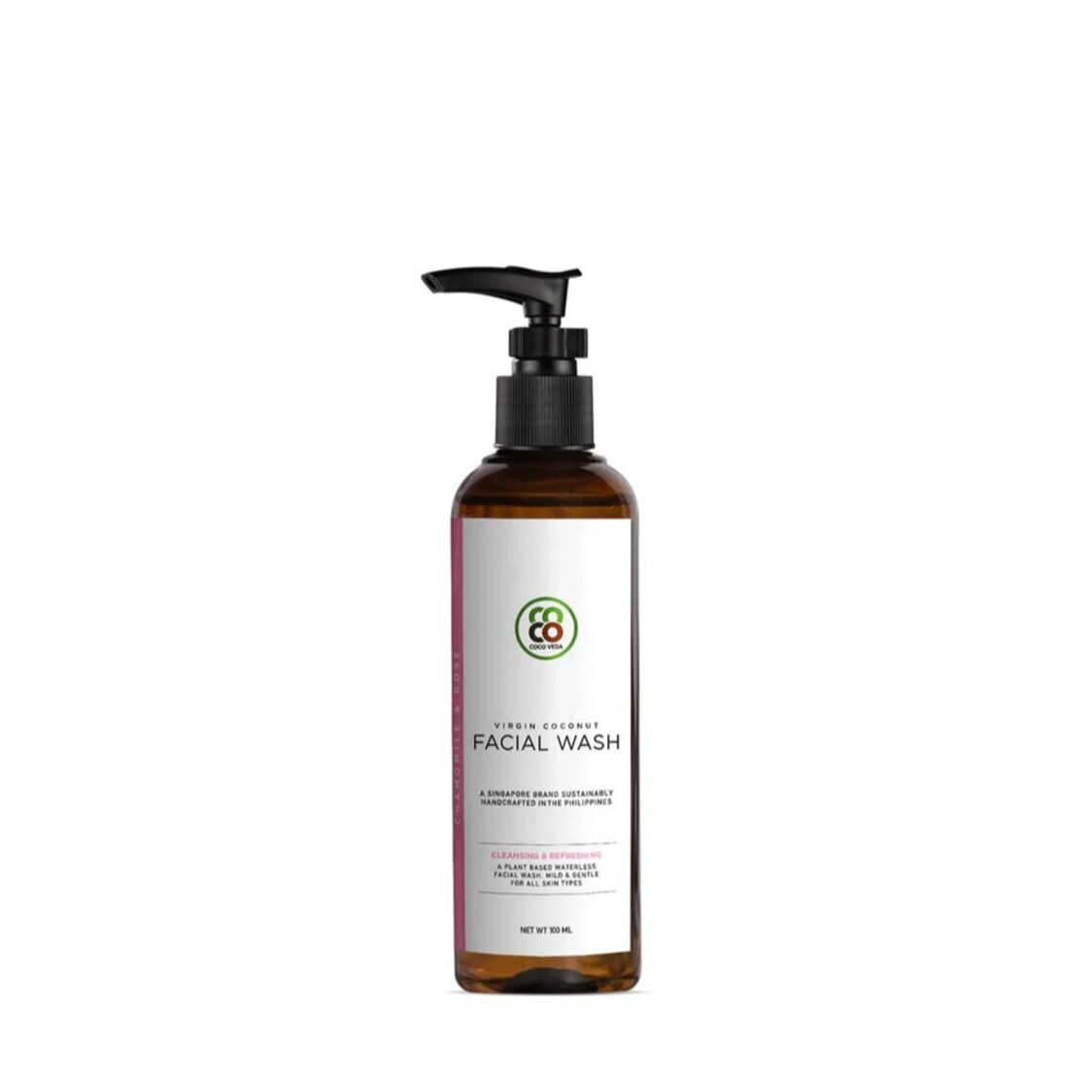 Coco Veda Facial Wash - Chamomile & Rose 100ml - Metro Singapore Departmental Store - Celebrating 69 Years in SG