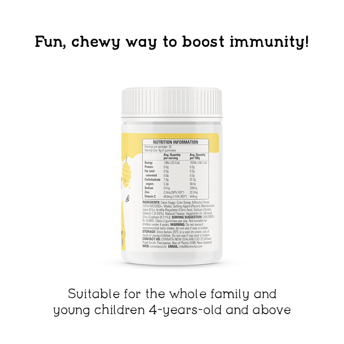 Comvita Kids UMF 10+ Gummies 60s - Metro Singapore Departmental Store - Celebrating 69 Years in SG