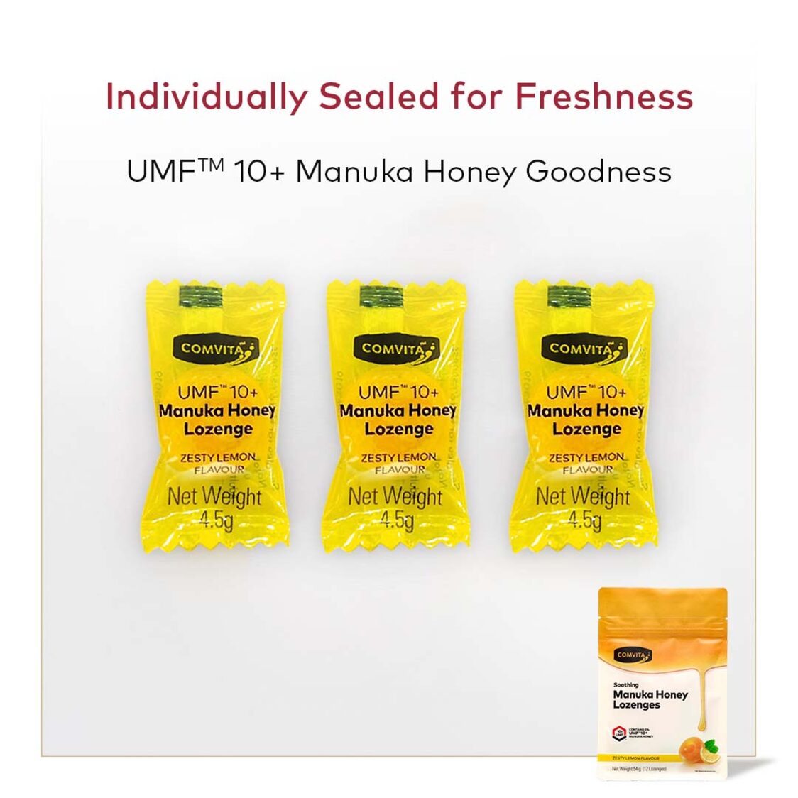 Comvita®  Manuka Honey Lozenges - Lemon & Honey, 500g - Metro Singapore Departmental Store - Celebrating 69 Years in SG
