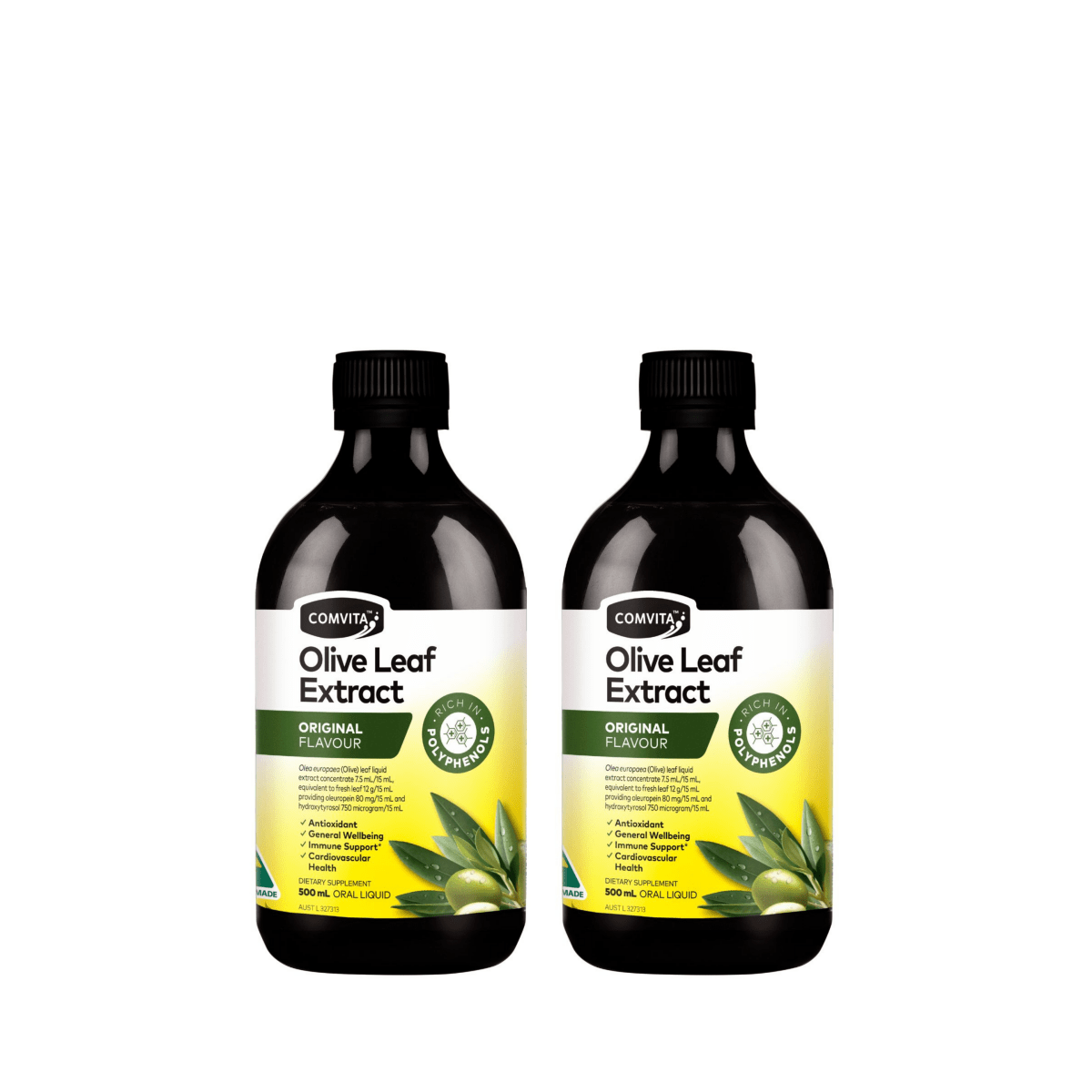 Comvita Olive Leaf Extract 500ml (2 Bottles) - Metro Singapore Departmental Store - Celebrating 69 Years in SG