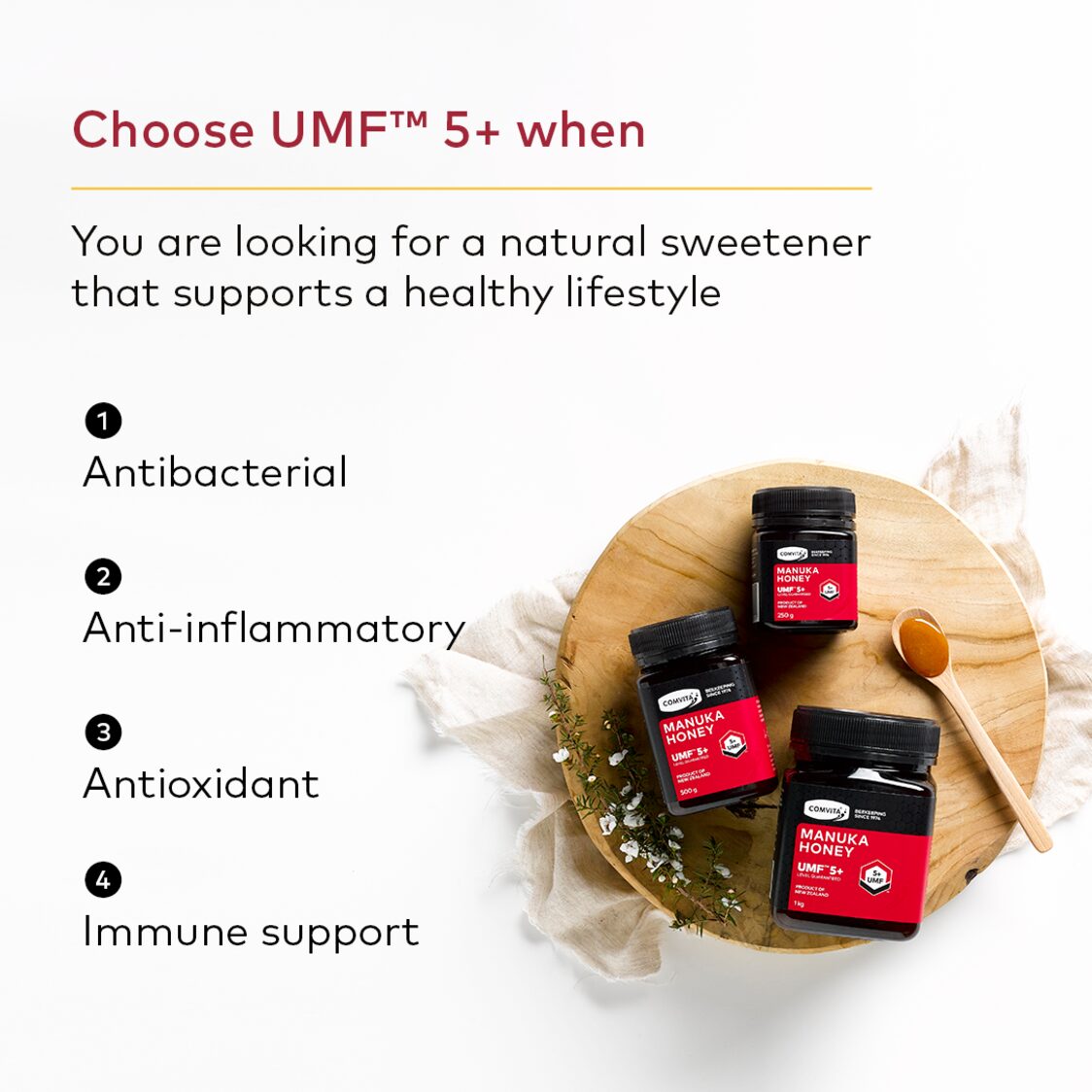 Comvita UMF 5+ Manuka Honey - Metro Singapore Departmental Store - Celebrating 69 Years in SG