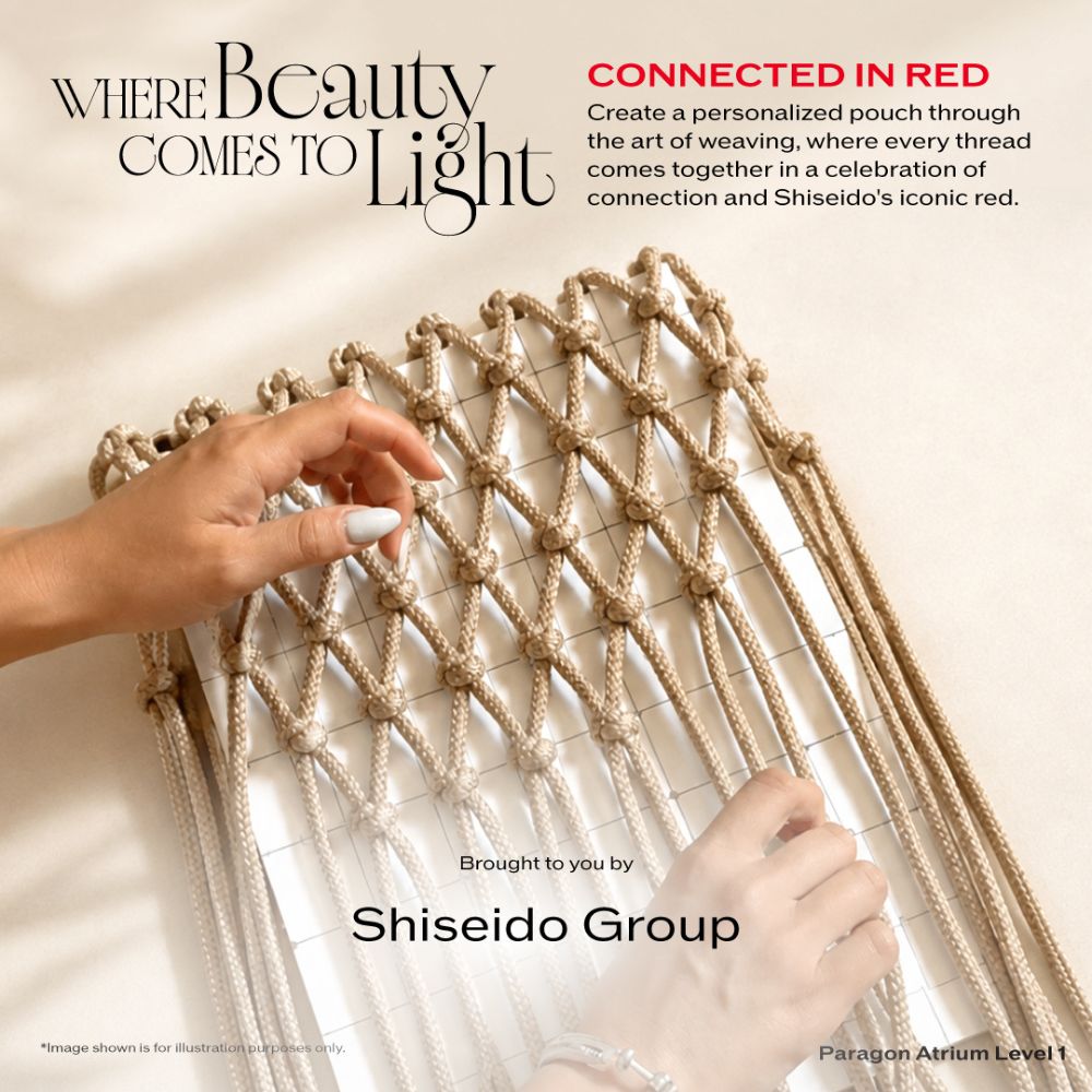 Connected in Red Workshop by Shiseido Group  - Metro Singapore Departmental Store - Celebrating 69 Years in SG