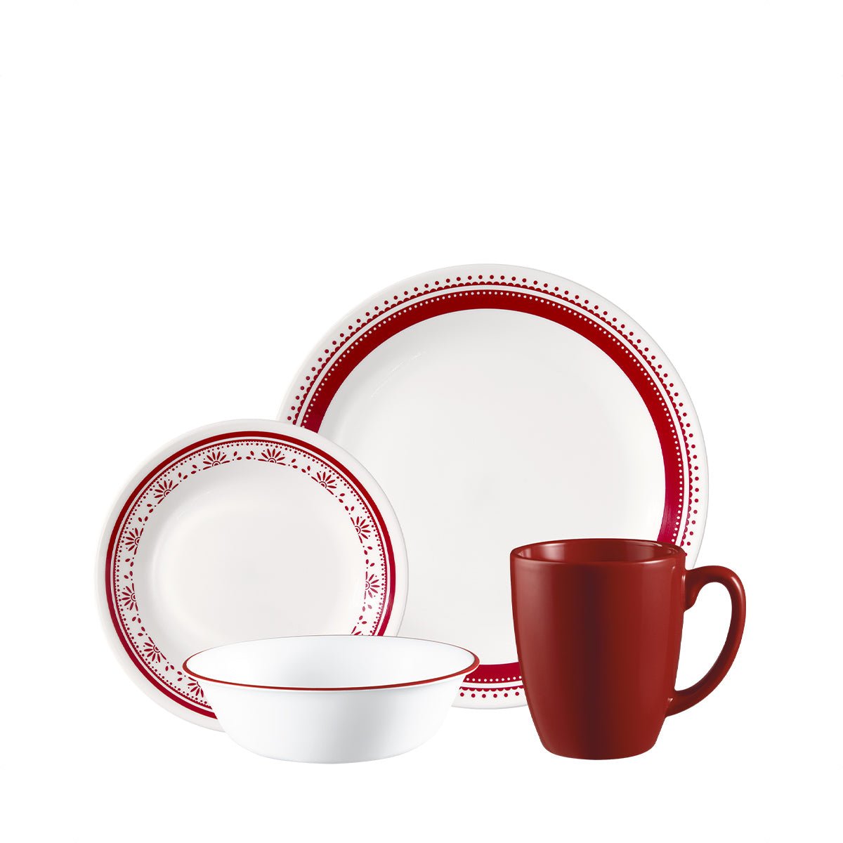 Corelle 16pc Dinner Set - Sadie (16S - SAD - US) - Metro Singapore Departmental Store - Celebrating 69 Years in SG