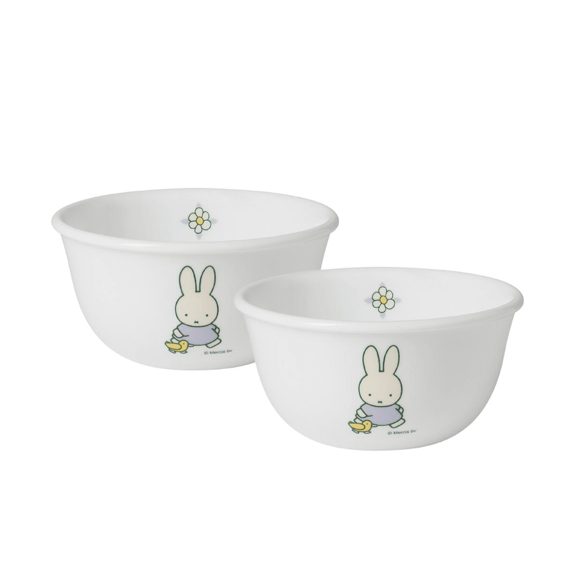 Corelle 2pc 325ML Rice Bowl - Miffy Floral - Metro Singapore Departmental Store - Celebrating 69 Years in SG