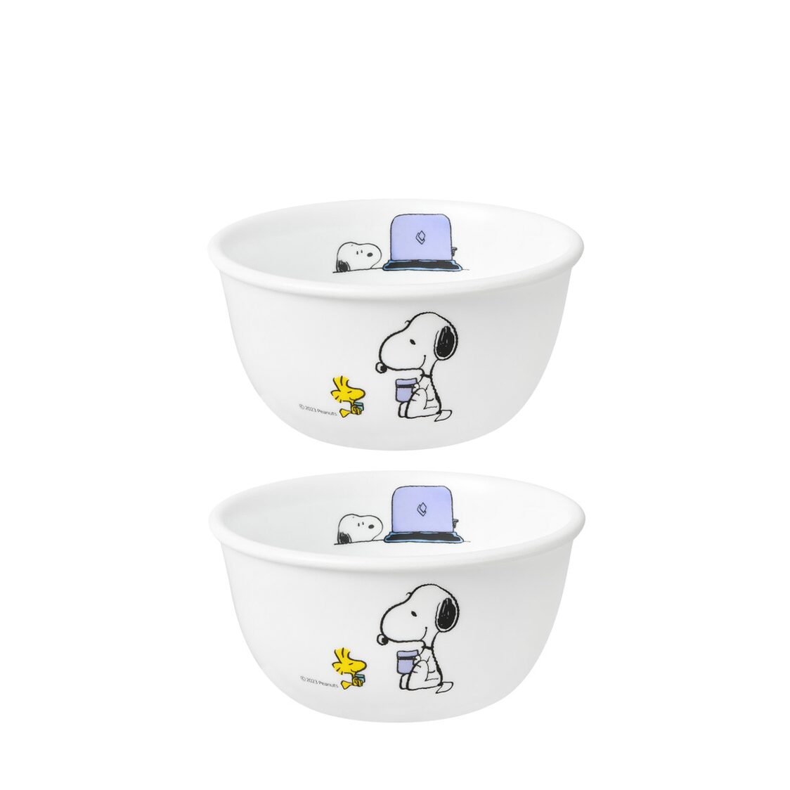 Corelle 2pc 325ml Rice Bowl - Snoopy Brunch (411) - Metro Singapore Departmental Store - Celebrating 69 Years in SG
