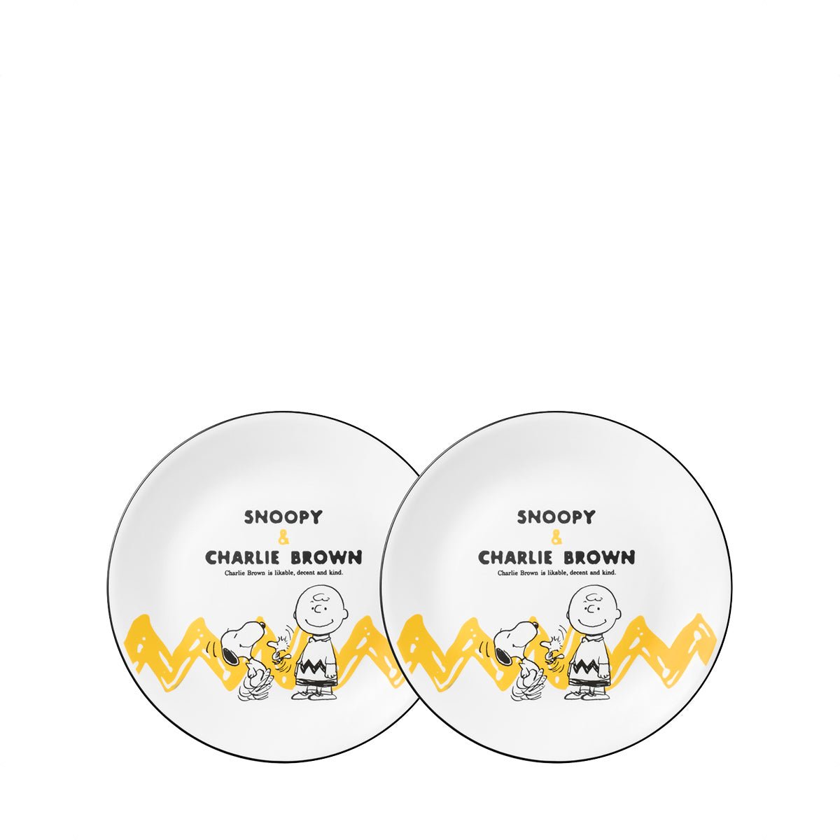 Corelle 2pc Dinner Plate - Peanuts 75 Limited Edition (2 - SP75L - AP) - Metro Singapore Departmental Store - Celebrating 69 Years in SG