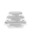 Corelle Coordinates 3pc Milk Glass Storage Set - Metro Singapore Departmental Store - Celebrating 69 Years in SG