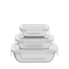 Corelle Coordinates 3pc Milk Glass Storage Set - Metro Singapore Departmental Store - Celebrating 69 Years in SG