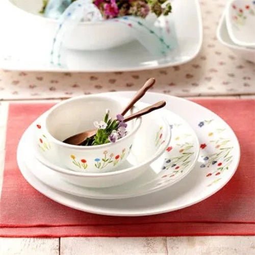 Corelle Flower Hill 18pc Dinnerware Set - Metro Singapore Departmental Store - Celebrating 69 Years in SG
