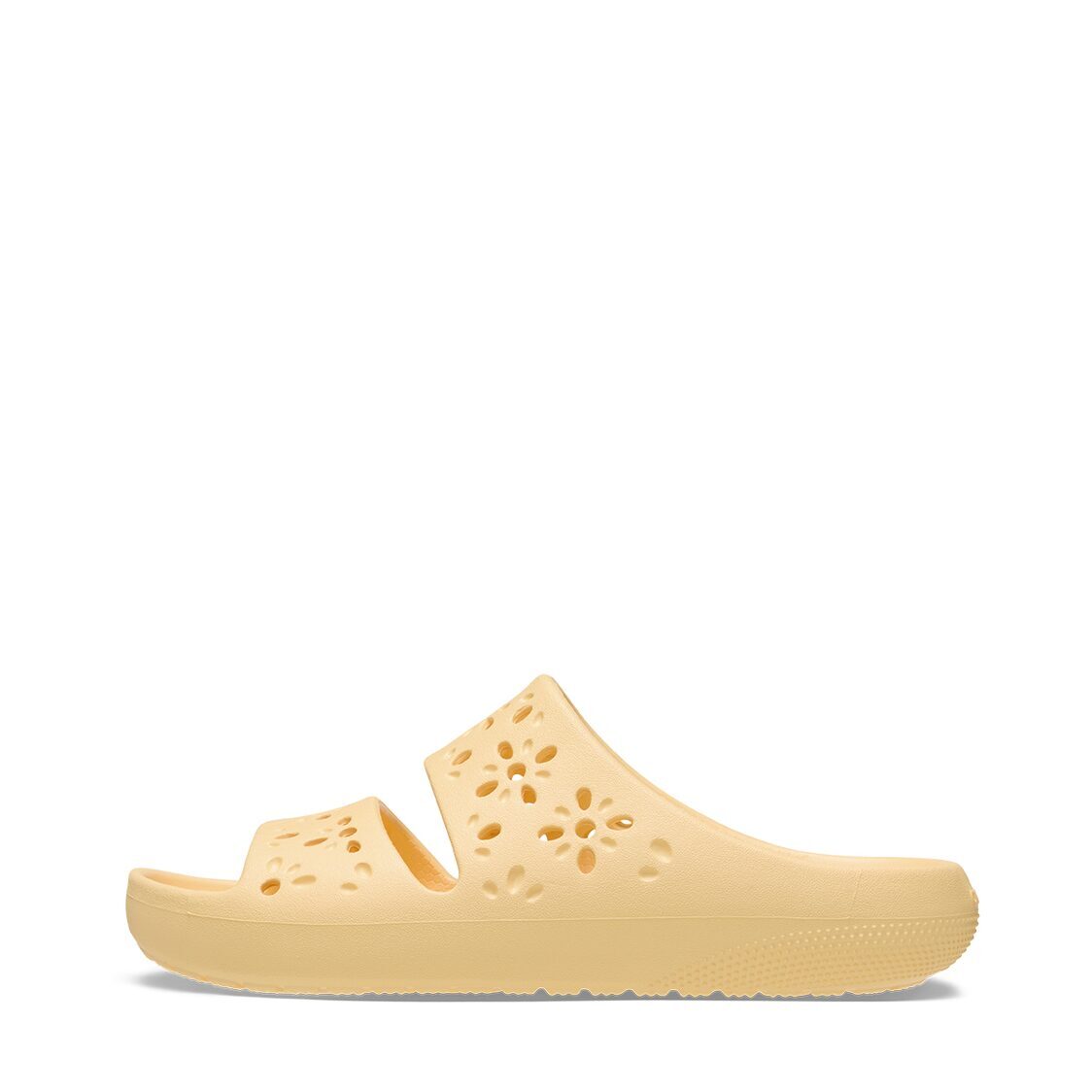 Crocs Classic Floral Cut Out Sandal - Golden Hour - Metro Singapore Departmental Store - Celebrating 69 Years in SG