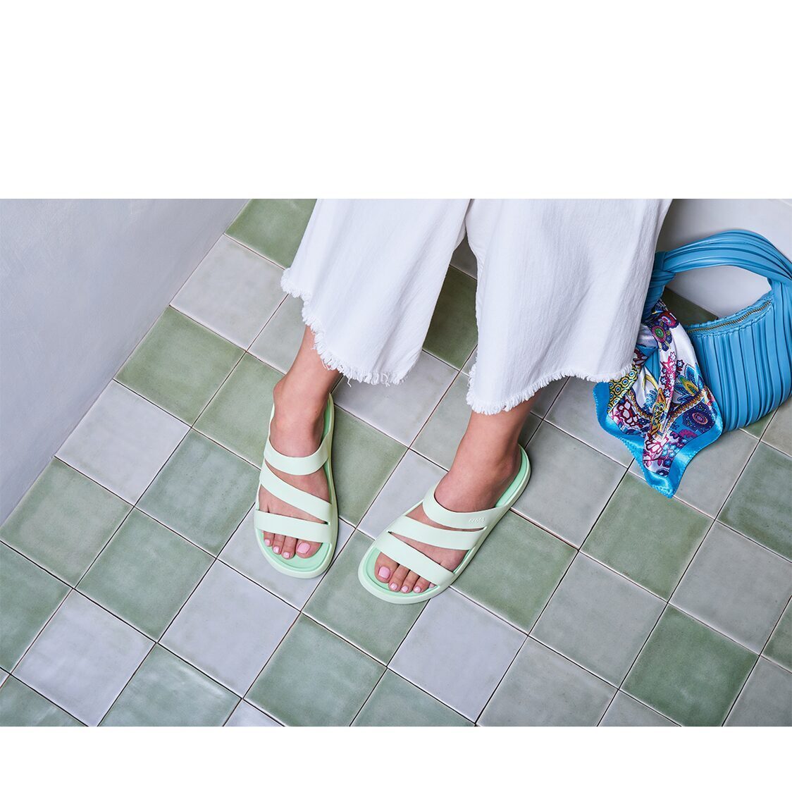 Crocs Getaway Strappy - Jade Tint - Metro Singapore Departmental Store - Celebrating 69 Years in SG