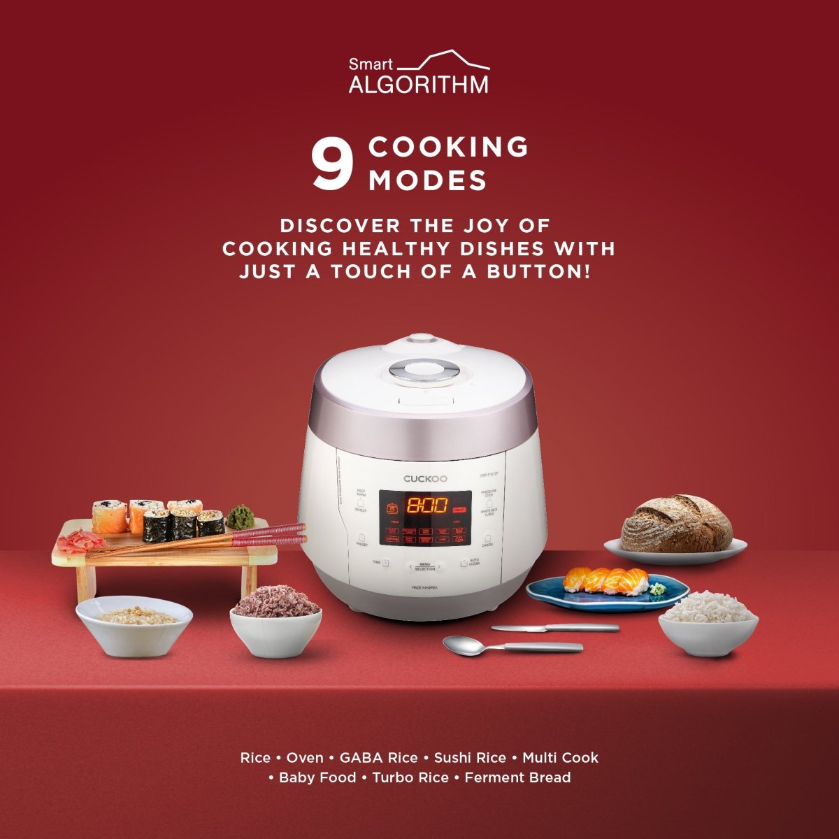 Cuckoo P10 Pressure Multi - cooker (CRP - P1012F) - Metro Singapore Departmental Store - Celebrating 69 Years in SG
