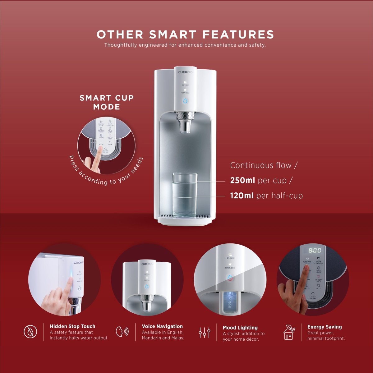 Cuckoo Titan Water Purifier Tankless 100 Degrees (CP - TN100S) - Metro Singapore Departmental Store - Celebrating 69 Years in SG