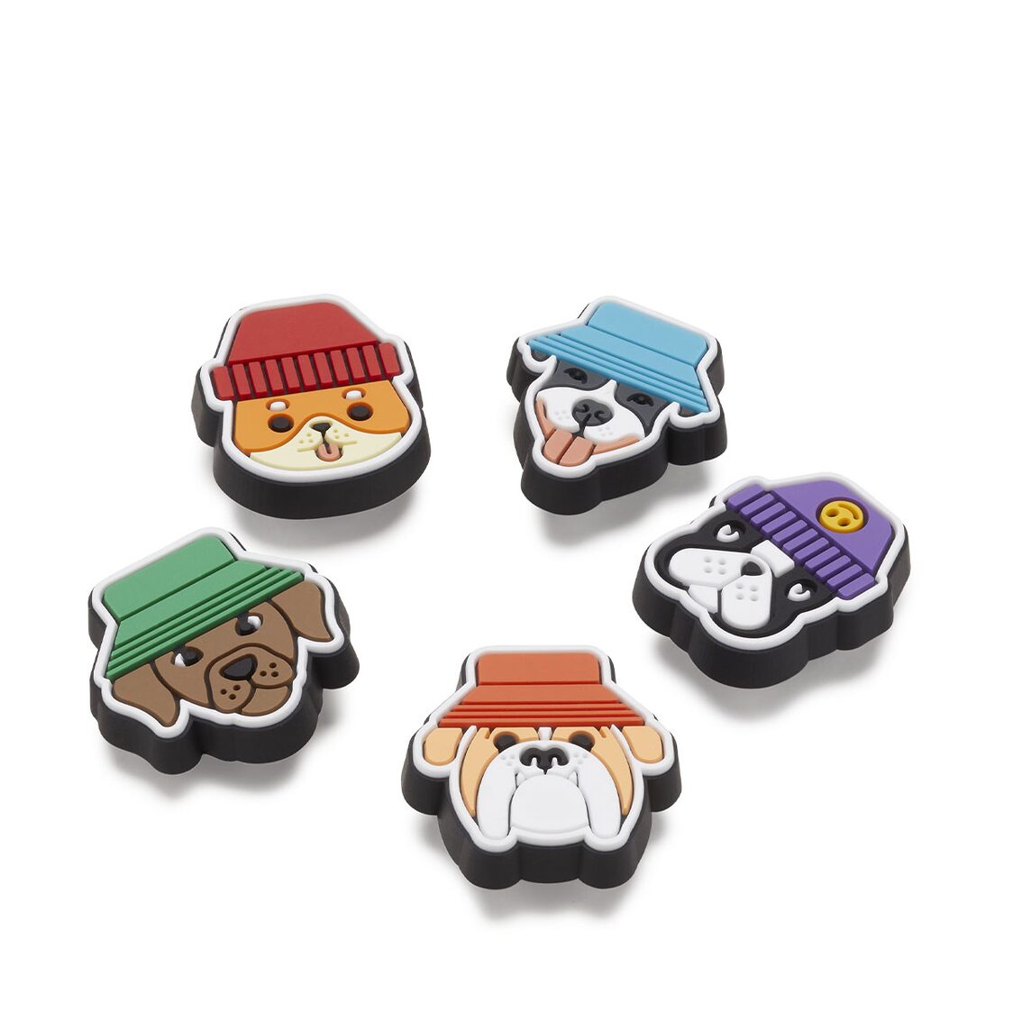 Crocs Dogs in Hats 5 Pack