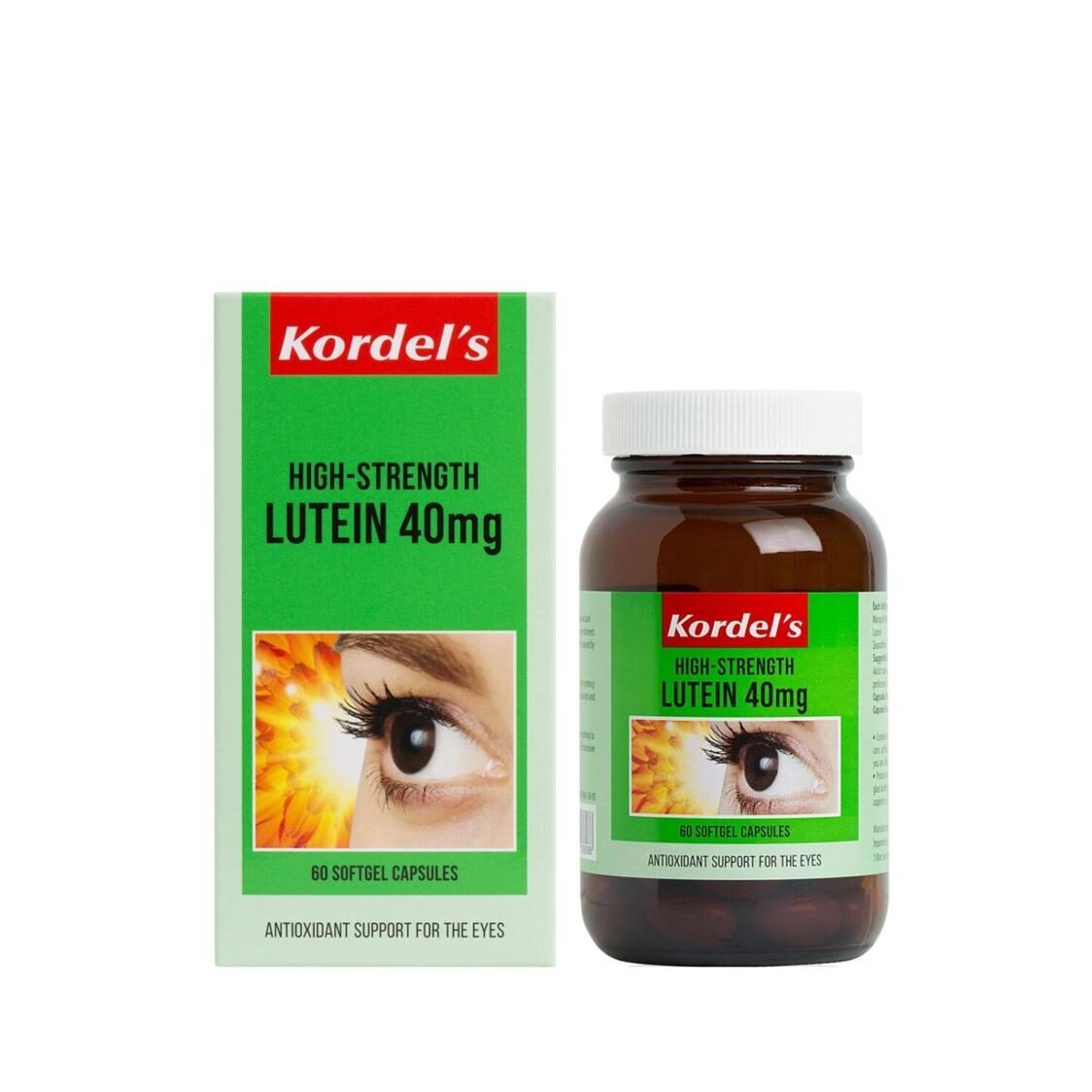 Kordel's High Strength Lutein 40mg 60's
