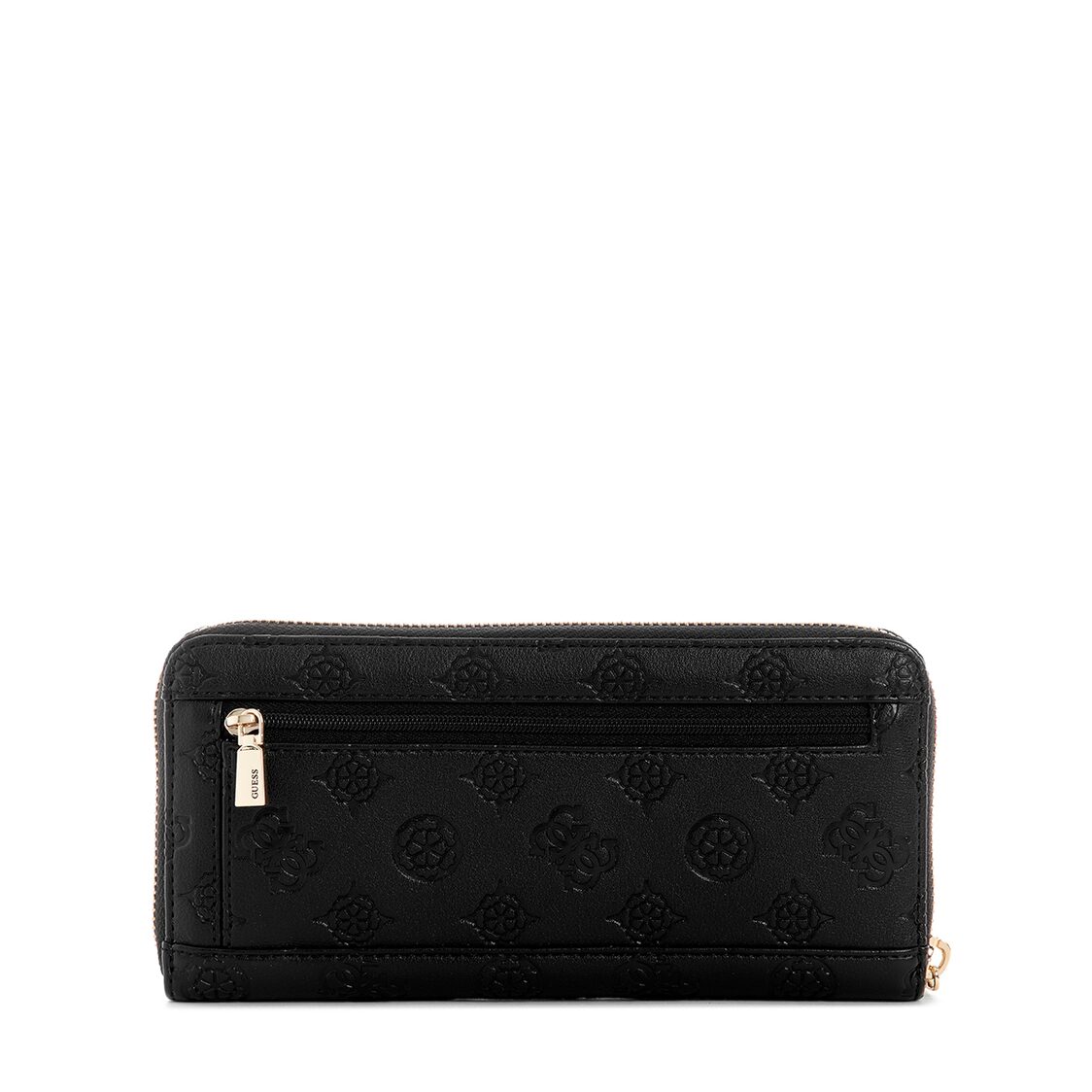 Guess Phoebe Slg Large Zip Around - Black Logo