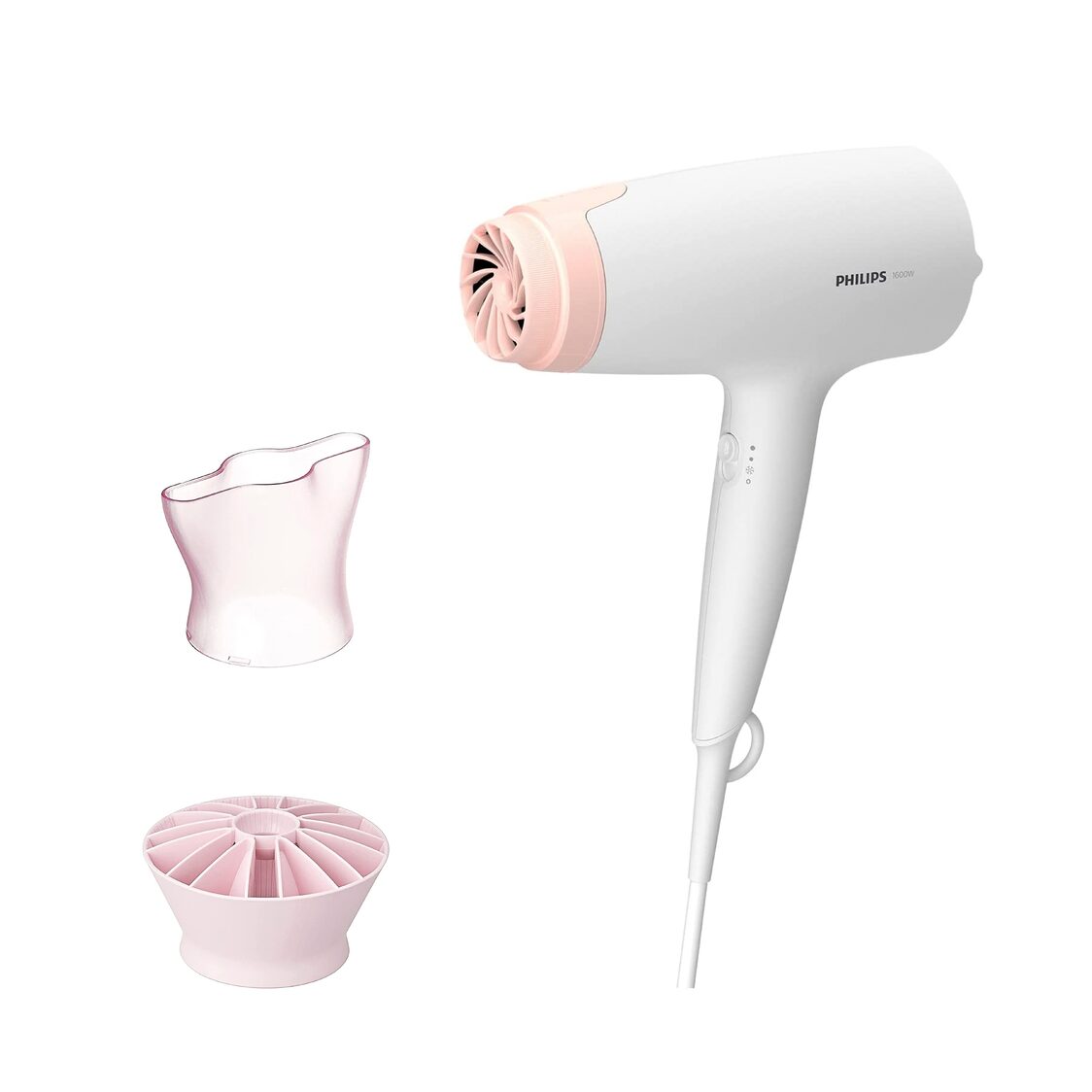 Philips 3000 Series Hair Dryer 1600W, White (BHD300/13)