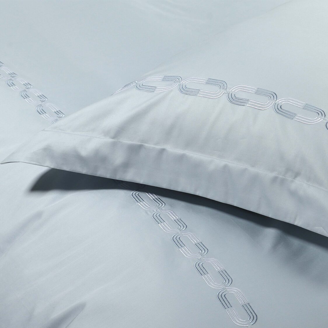 Bellami Embroidery Bed Set - Blue