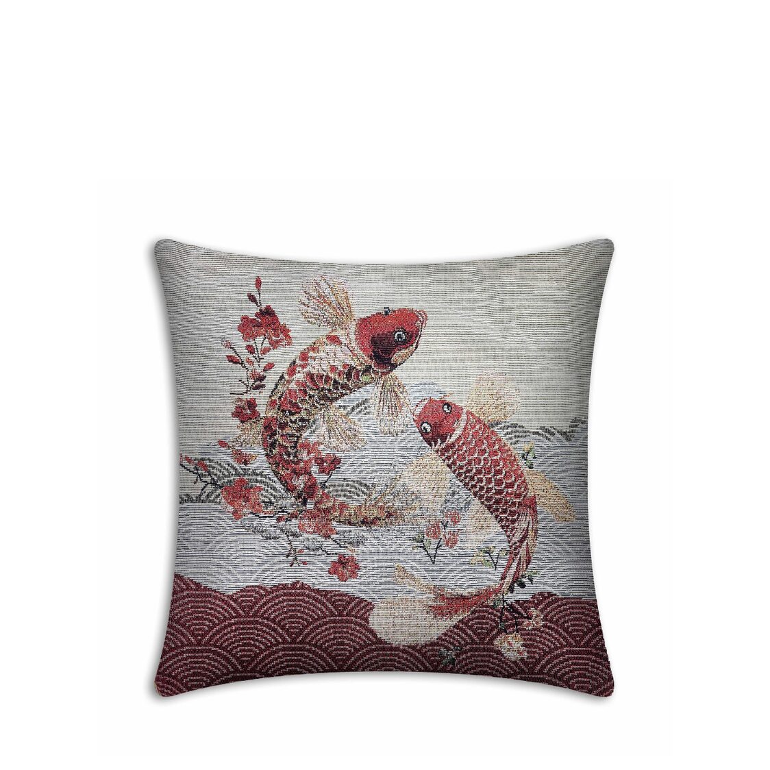 J. Rapee Koi Cushion Cover Gold