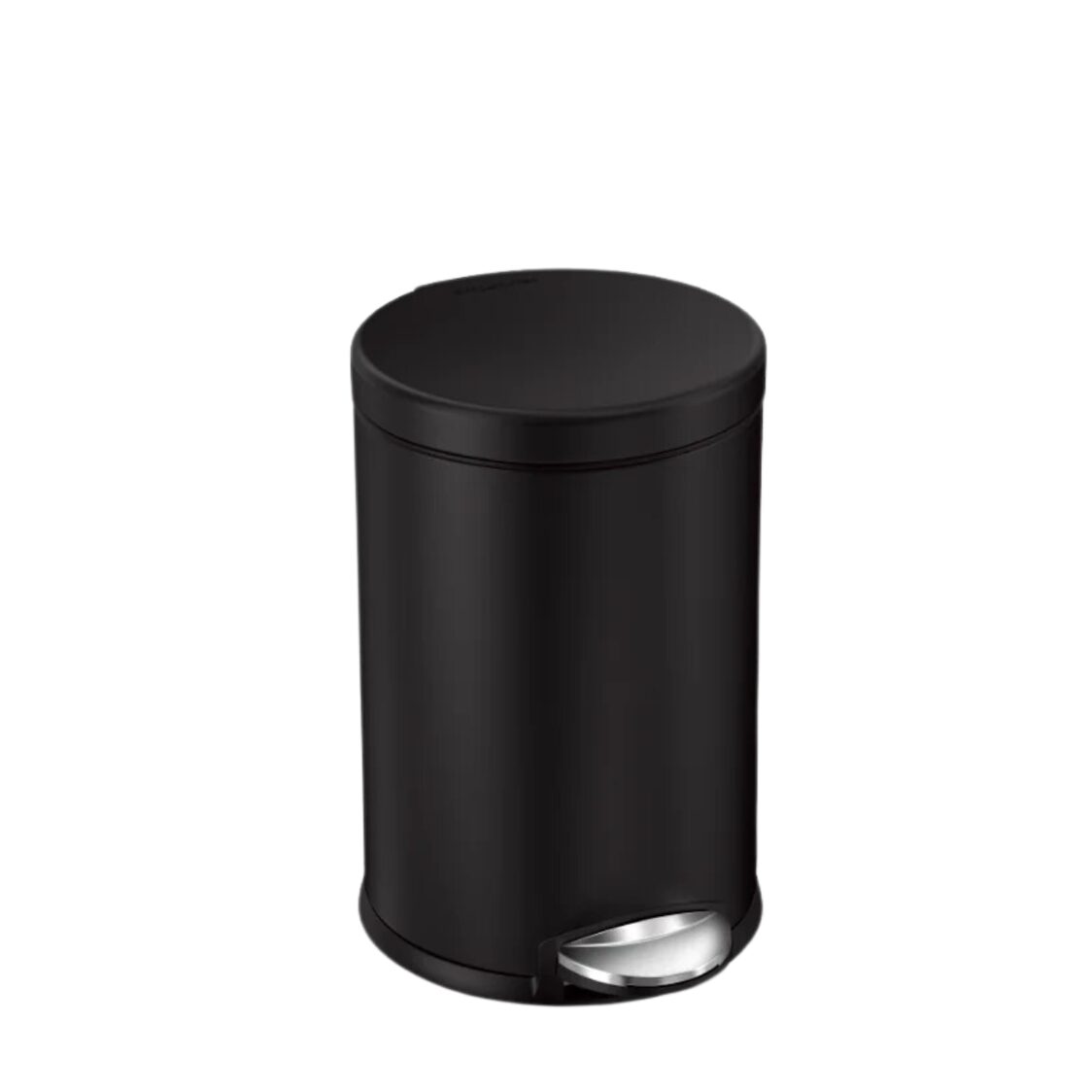 Simplehuman 4.5L Round Step Bin Matte Black CW2091