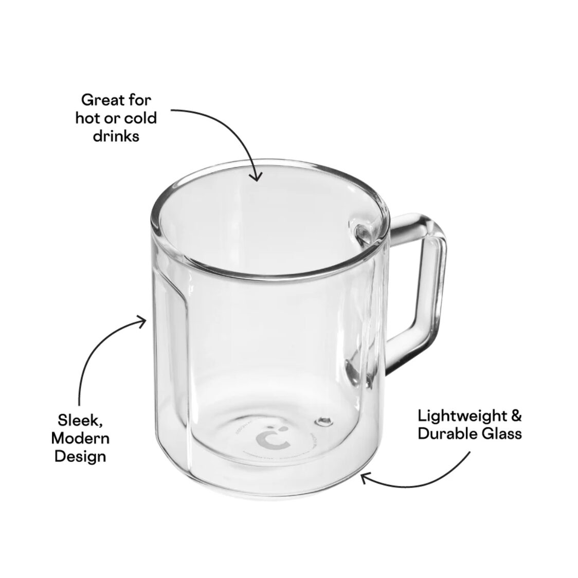 Corkcicle  Mug Glass 2pcs Set