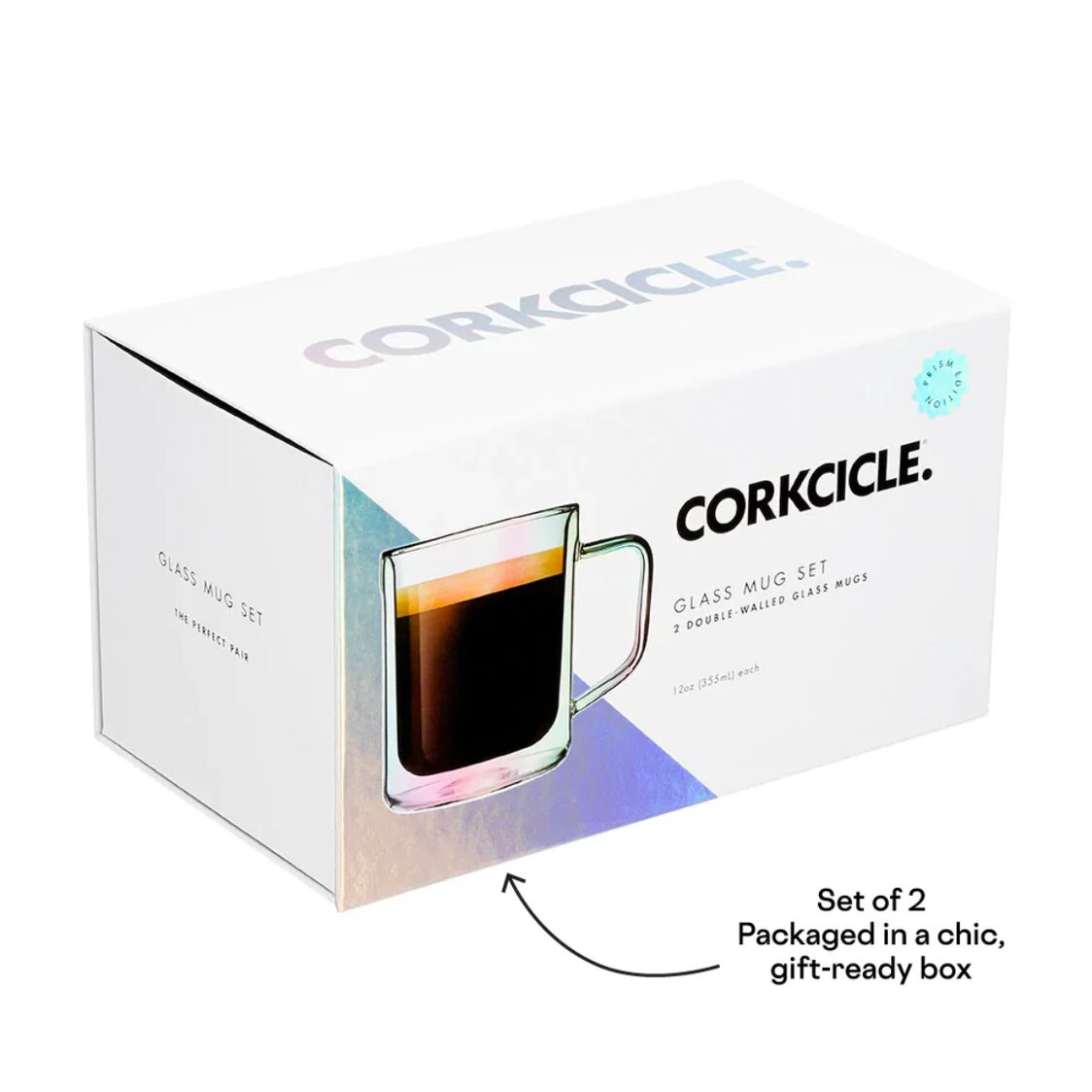 Corkcicle  Mug Glass 2pcs Set