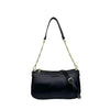 Mel&Co Faux Nappa Leather Semi-Chain Shoulder Bag