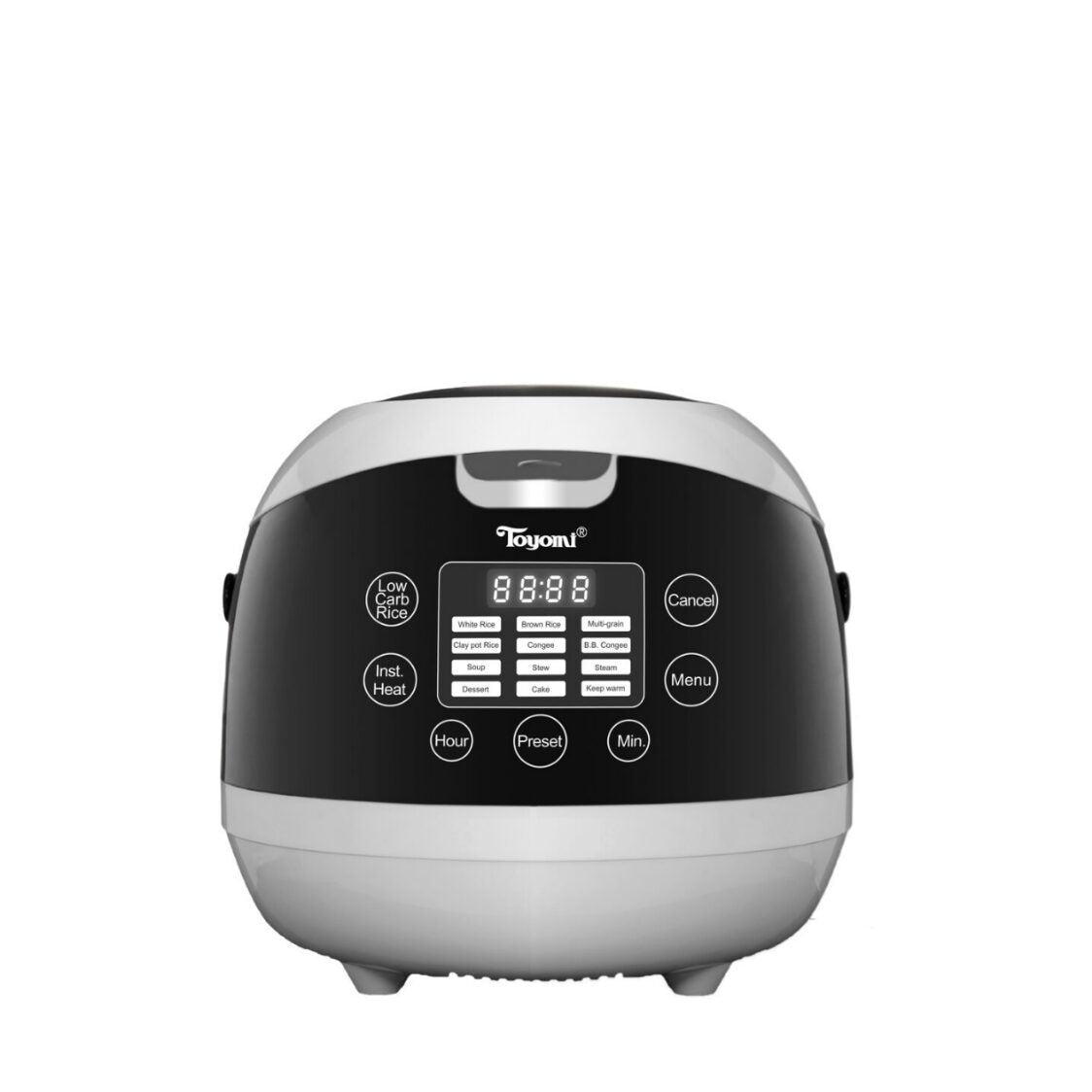 Toyomi Smart Diet Rice Cooker with SS and Low Carb Pot 1.0L