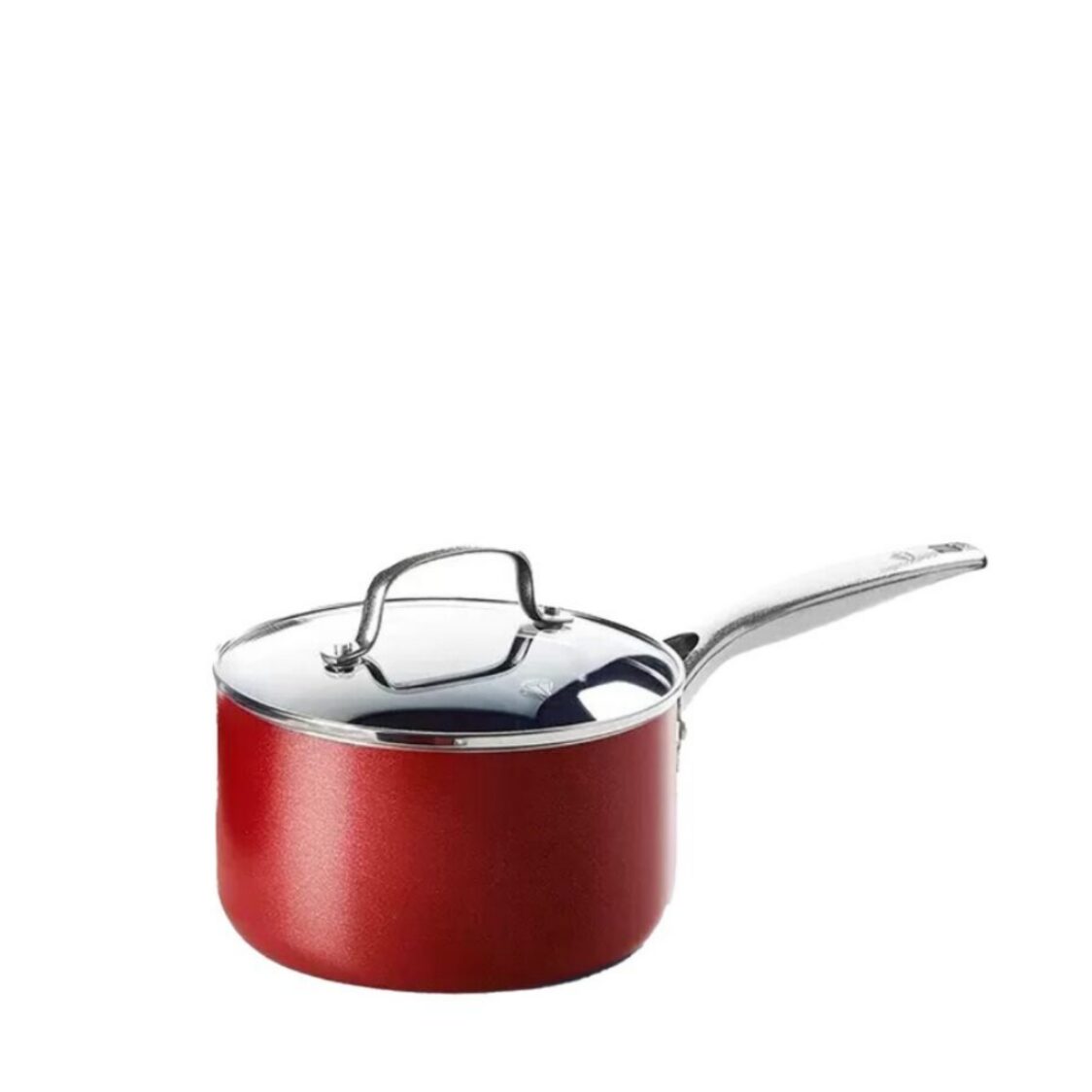 La Gourmet Blue Diamond 16cm Saucepan Red - Inner Ceramic Non Stick Coating (BLDD678038)