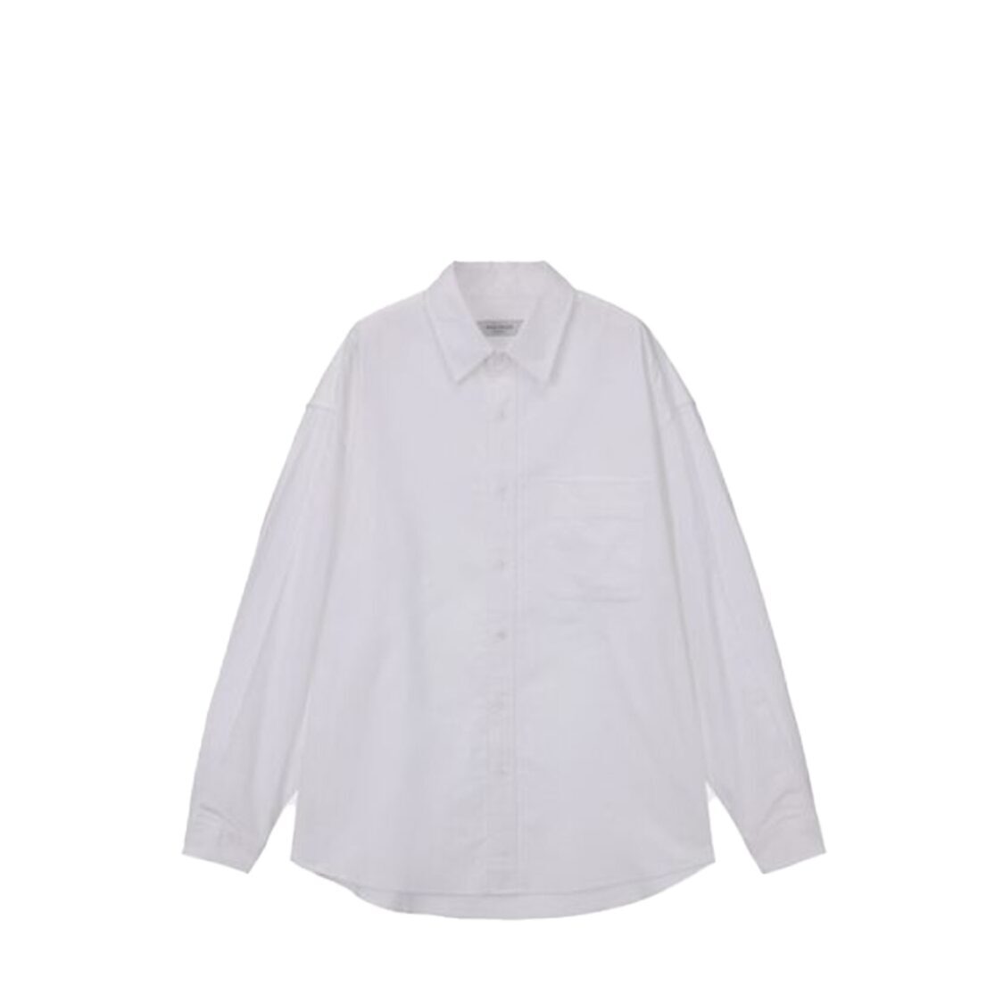 Mind Bridge Oxford Over Fit Shirt White