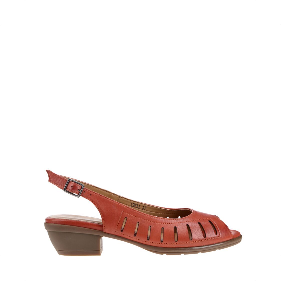 Barani Casual Sling Back Pumps Chestnut