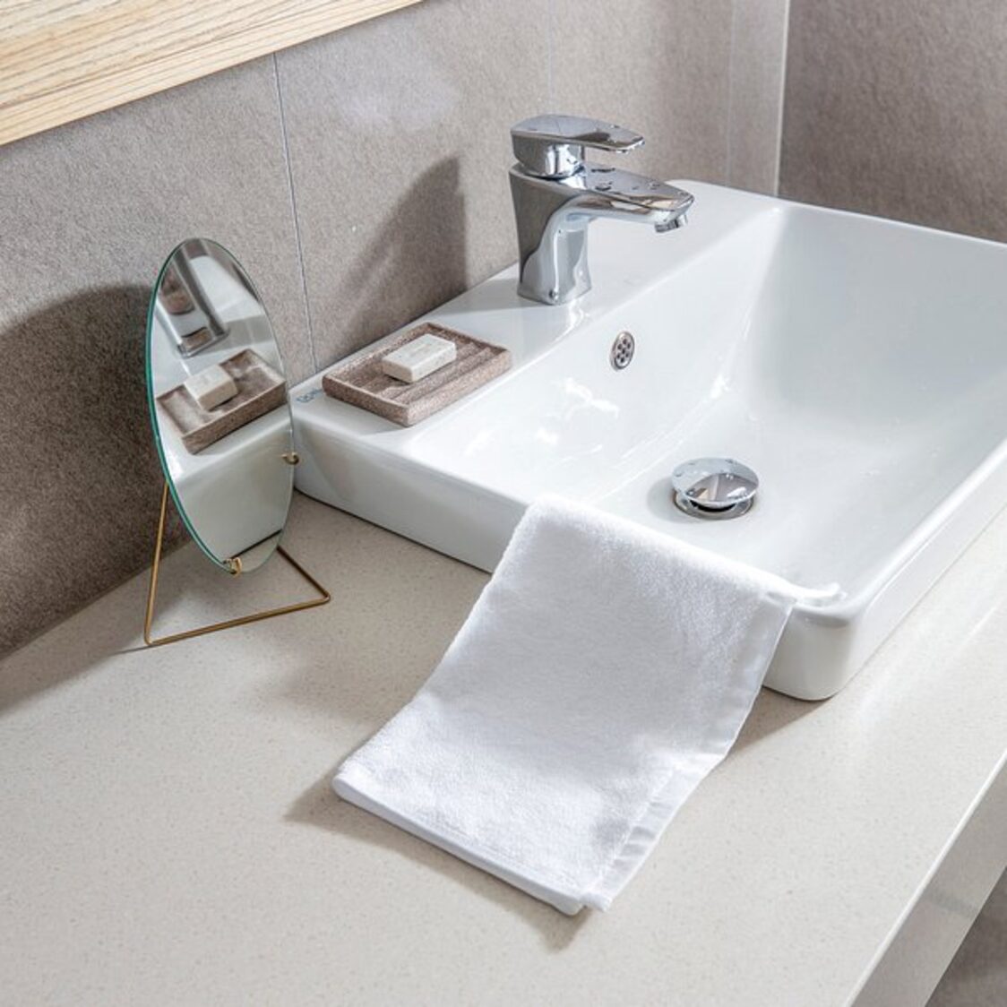 Jaju Basic Hand Towel White