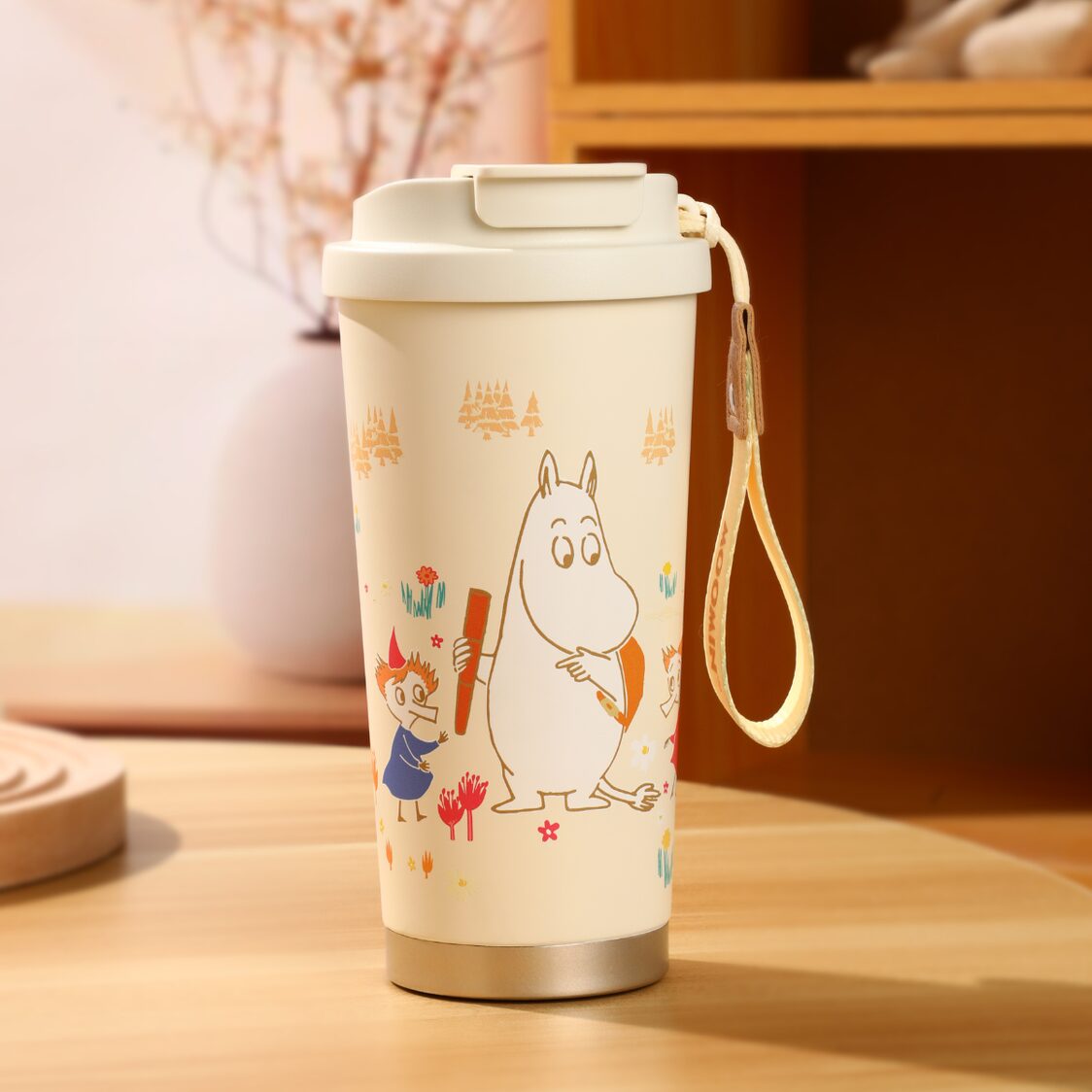 VIPO X Moomin Vaccum Cup 580ml - Autumn Outing MM37432