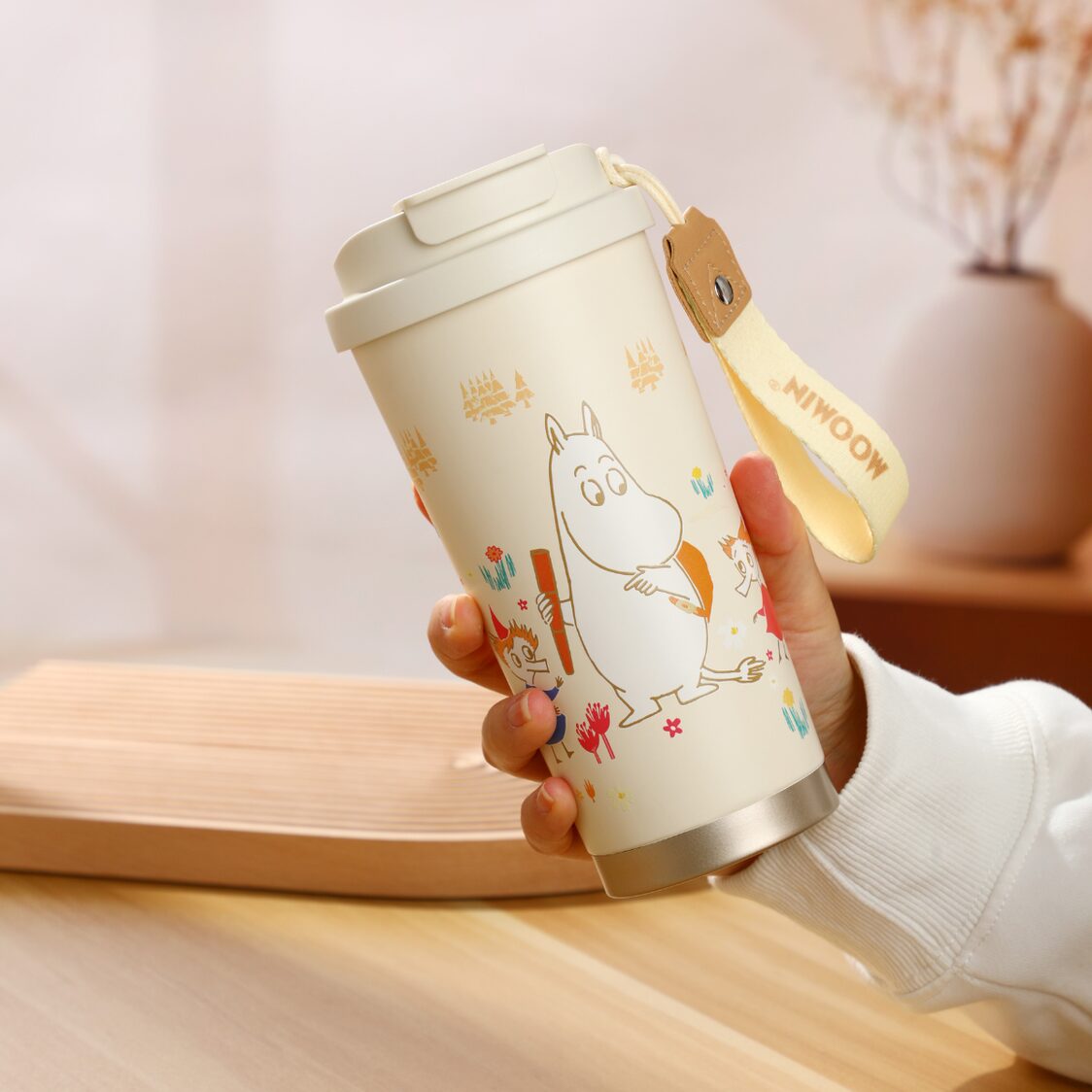 VIPO X Moomin Vaccum Cup 580ml - Autumn Outing MM37432