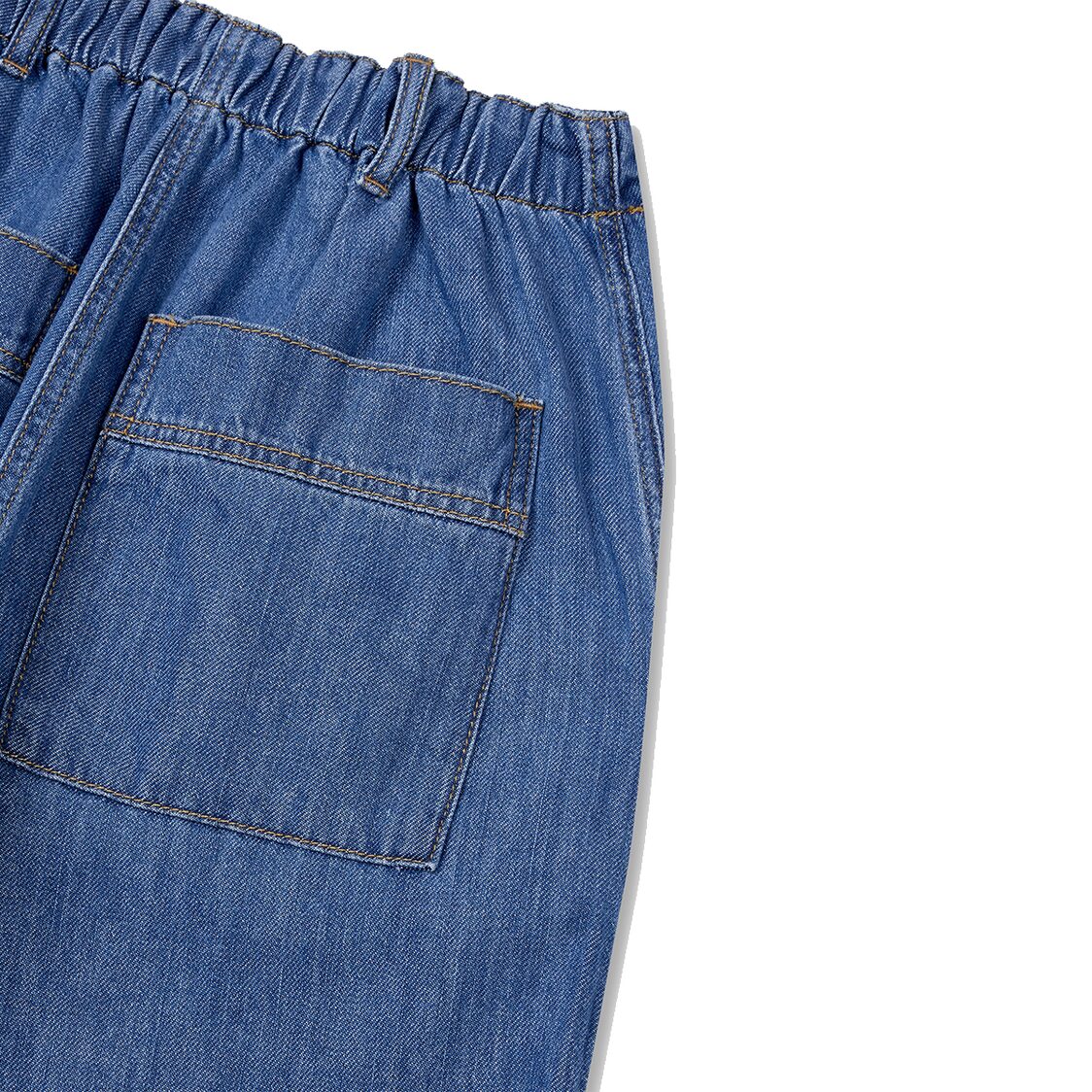 Studio Tomboy Front Cargo Denim Pants Blue