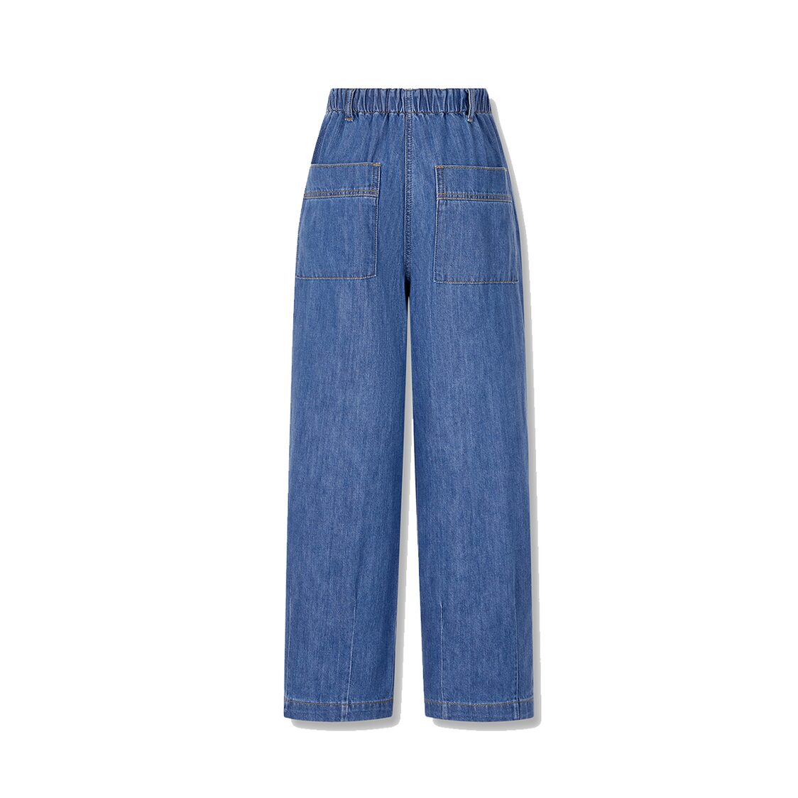 Studio Tomboy Front Cargo Denim Pants Blue