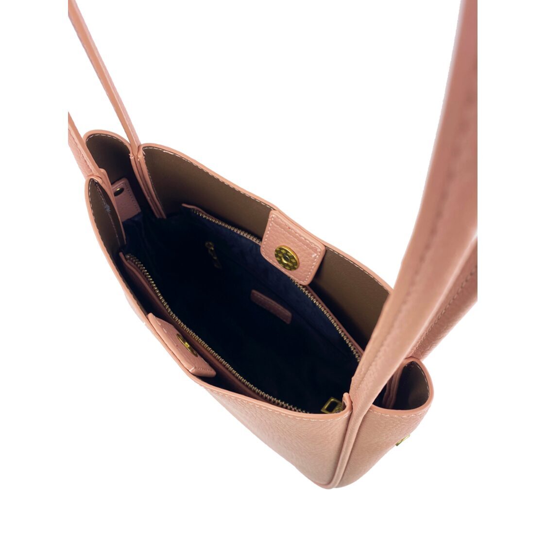 Mel&Co Pebbled Double Handle Shoulder Bag