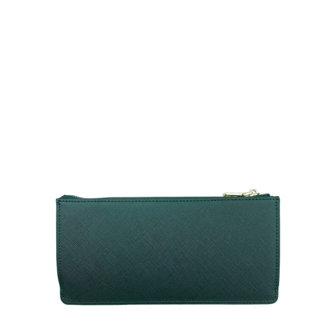 Mel&Co Saffiano-Effect Slim Long Wallet