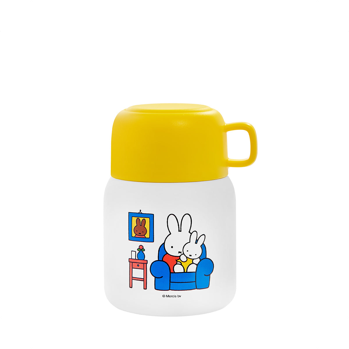 Snapware 580ml Thermal Flask With Cup Lid & Foldable Spoon - Miffy
