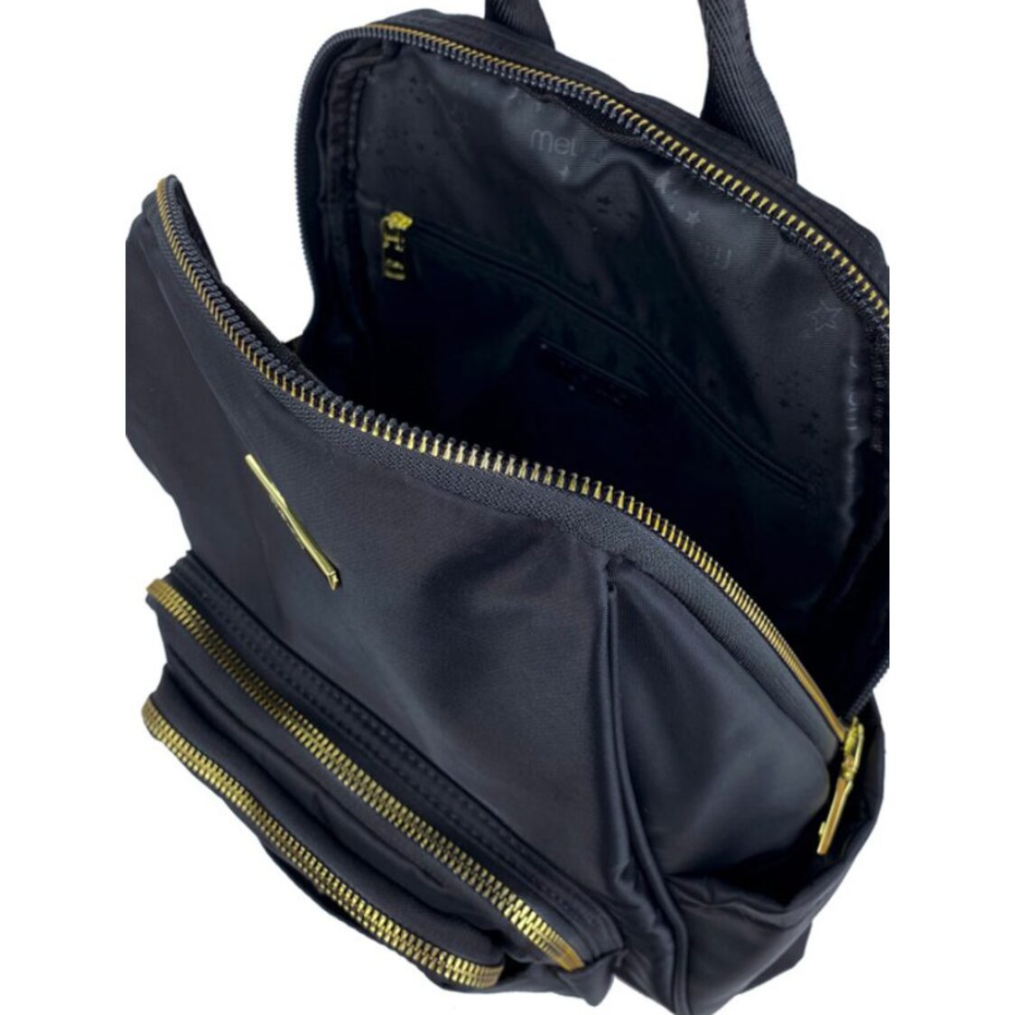 Mel&Co Nylon Angled-Top Backpack