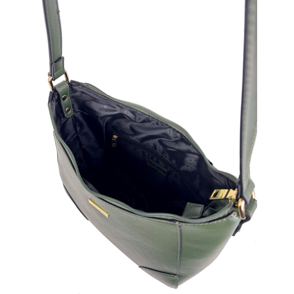 Mel&Co Faux Leather Lightweight Shoulder Bag