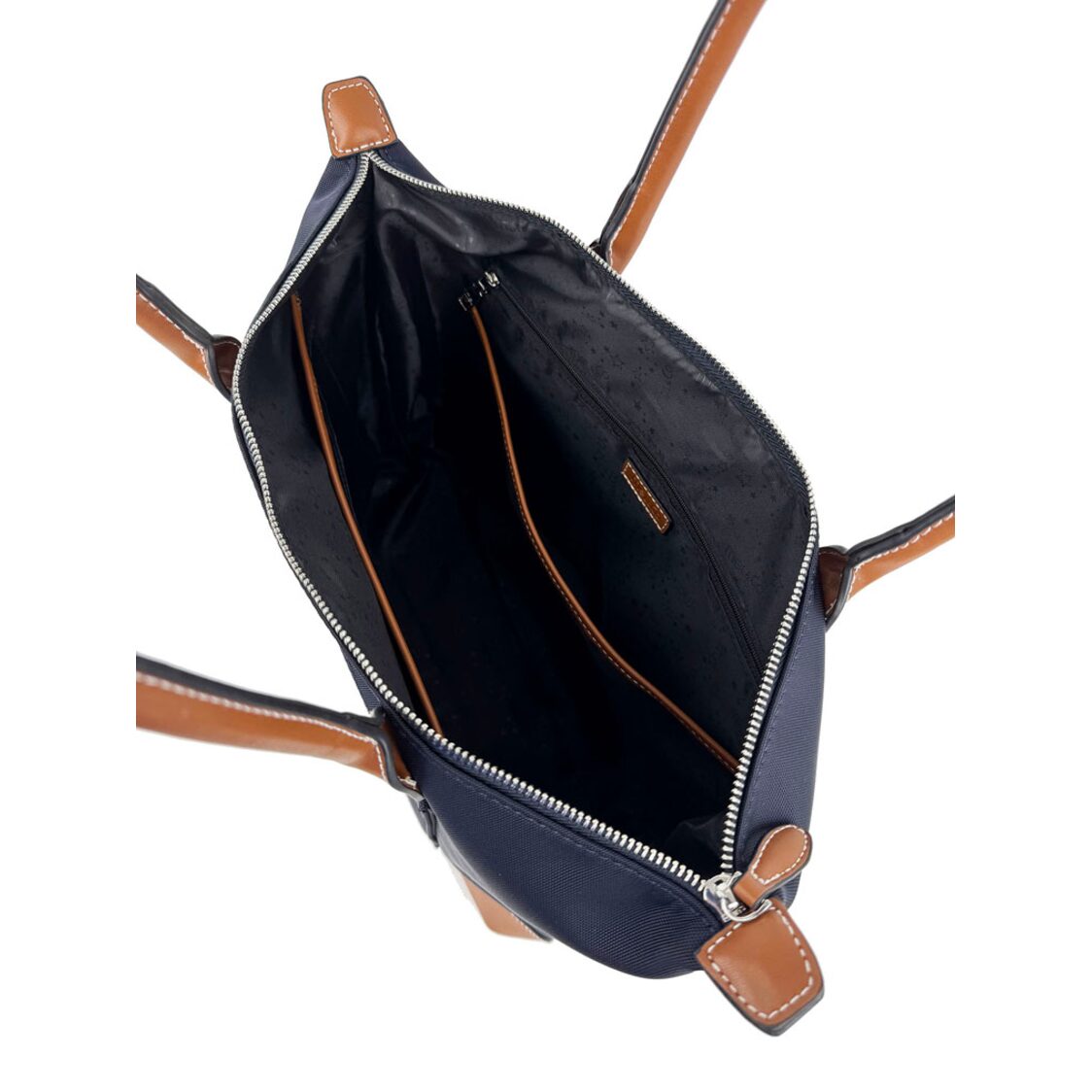 Mel&Co Nylon Canvas Tote With Zipper