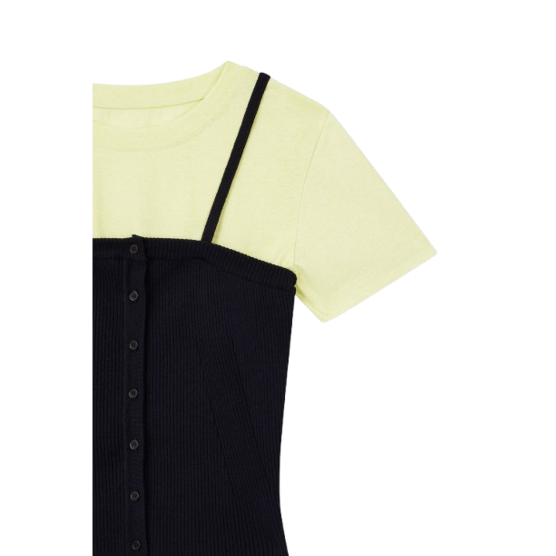 Voice Of Voices Stretch Knit Bustier Top D/Navy