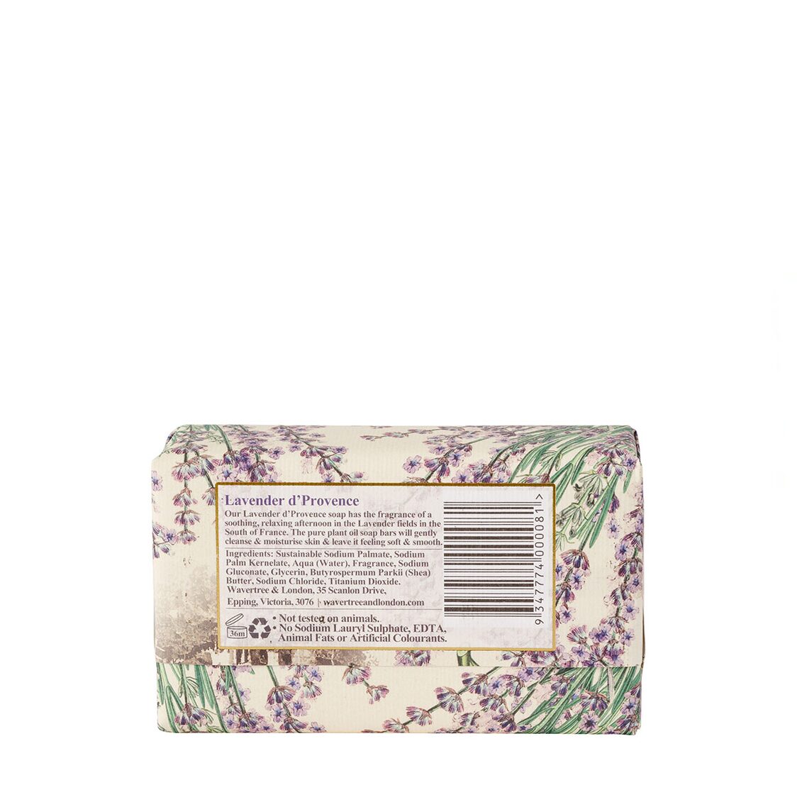 Wavertree & London Lavender D’Provence Soap Bar 200g