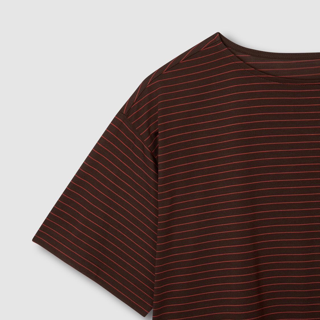 Jaju Women Soft Lounge T-Shirt Dark Brown