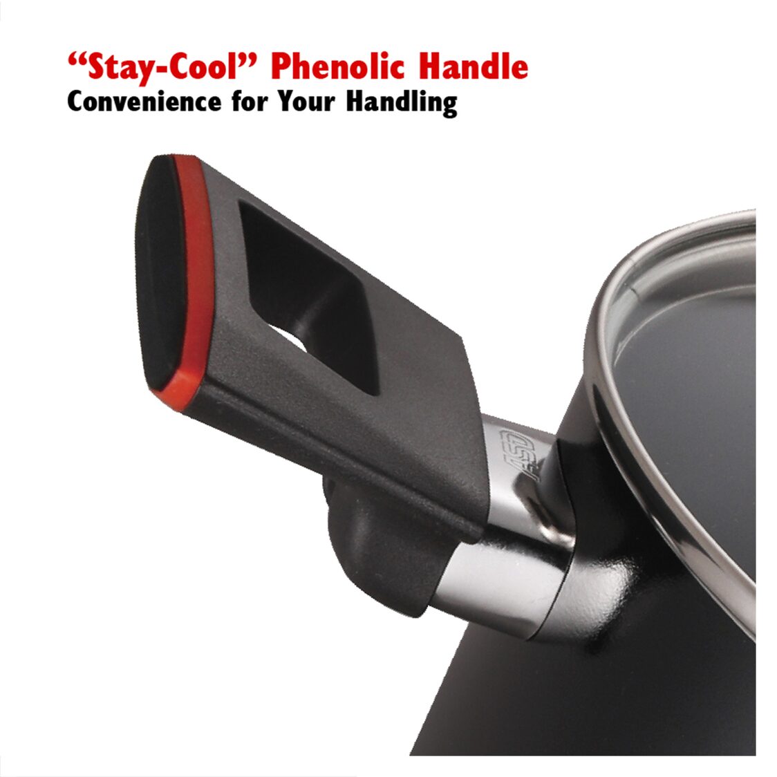 ASD Gusto Red Non-Stick Stock Pot 24cm(HP8724-RD)